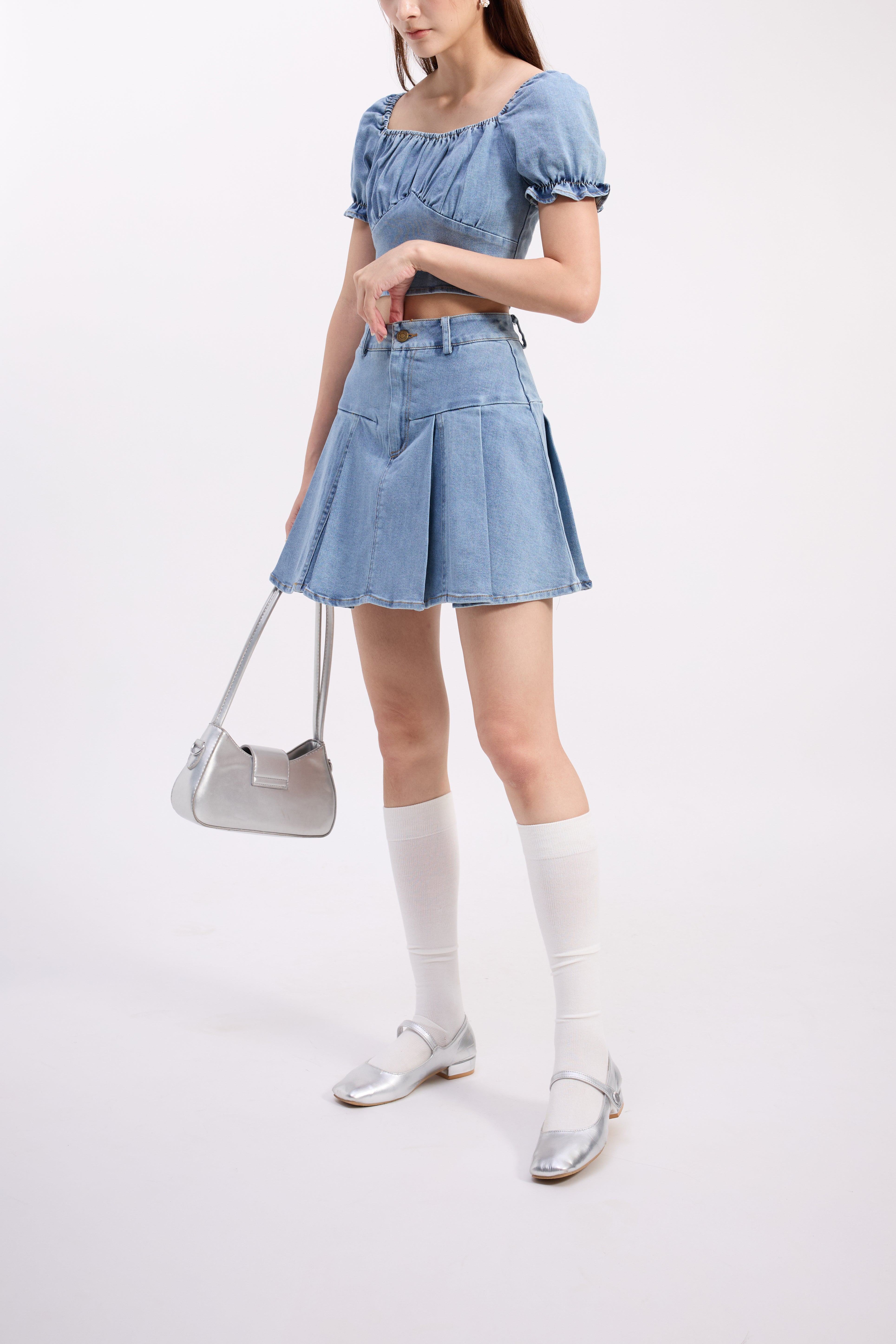 Taeri Denim Skirt