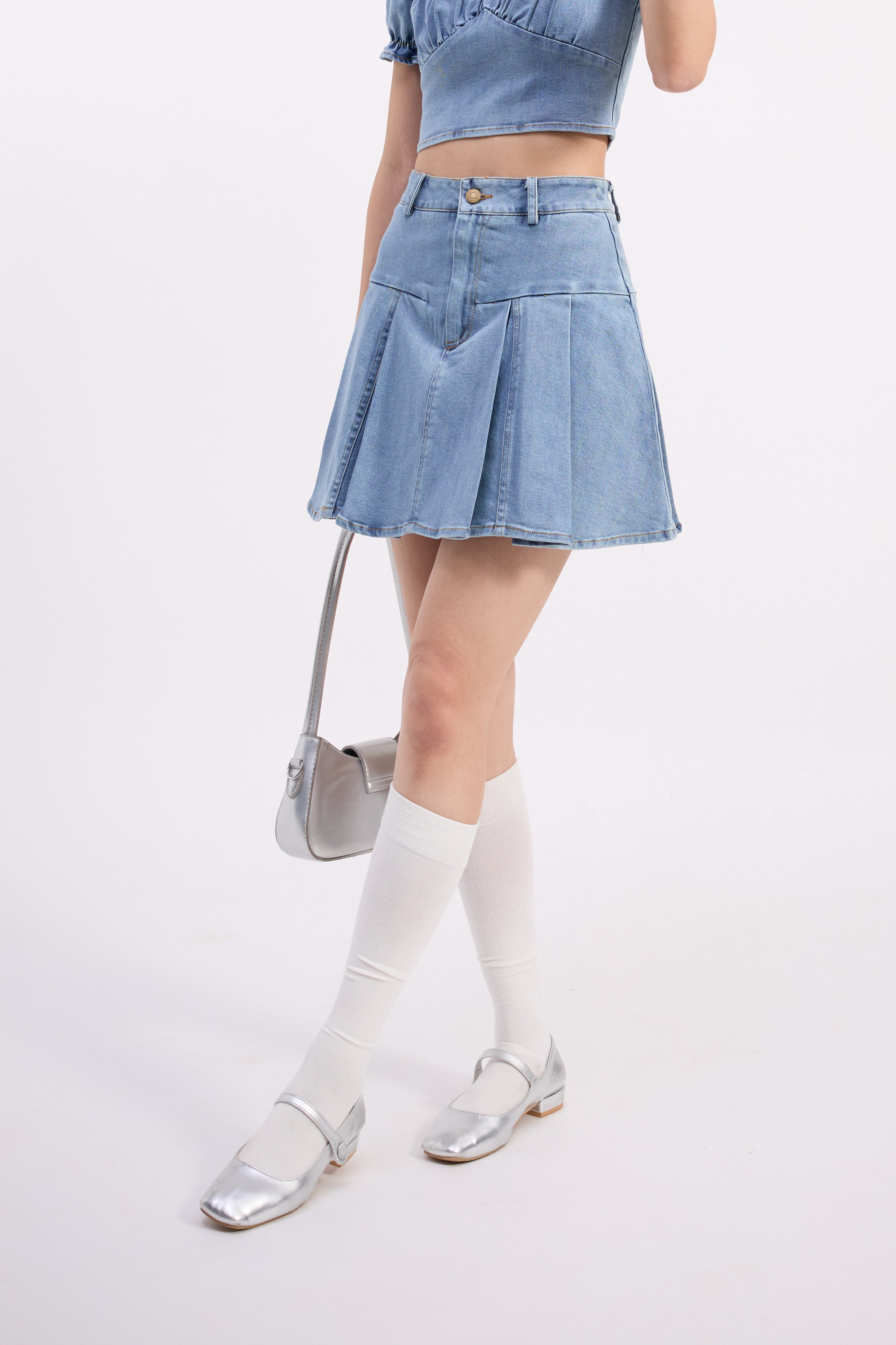 Taeri Denim Skirt