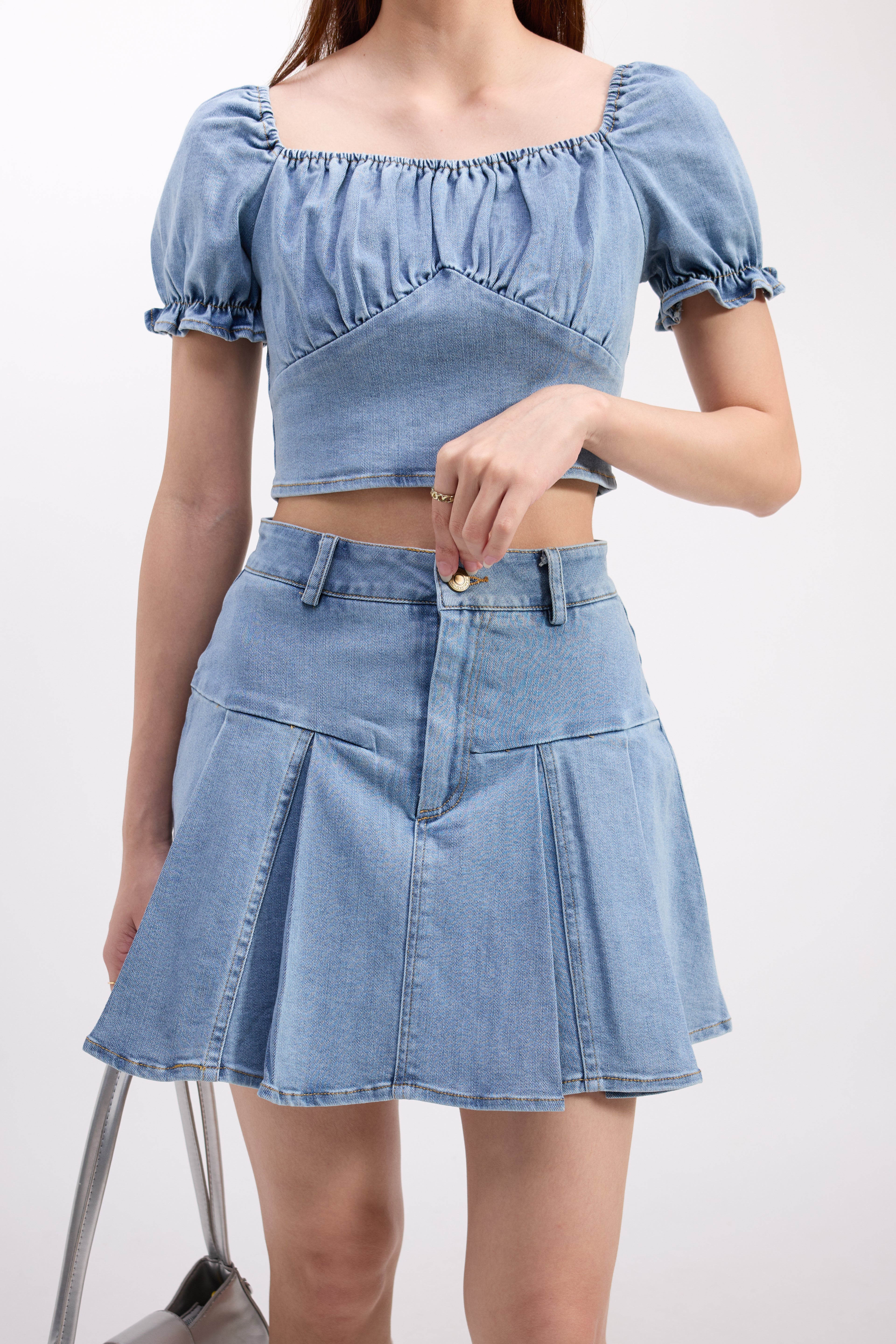 Taeri Denim Skirt