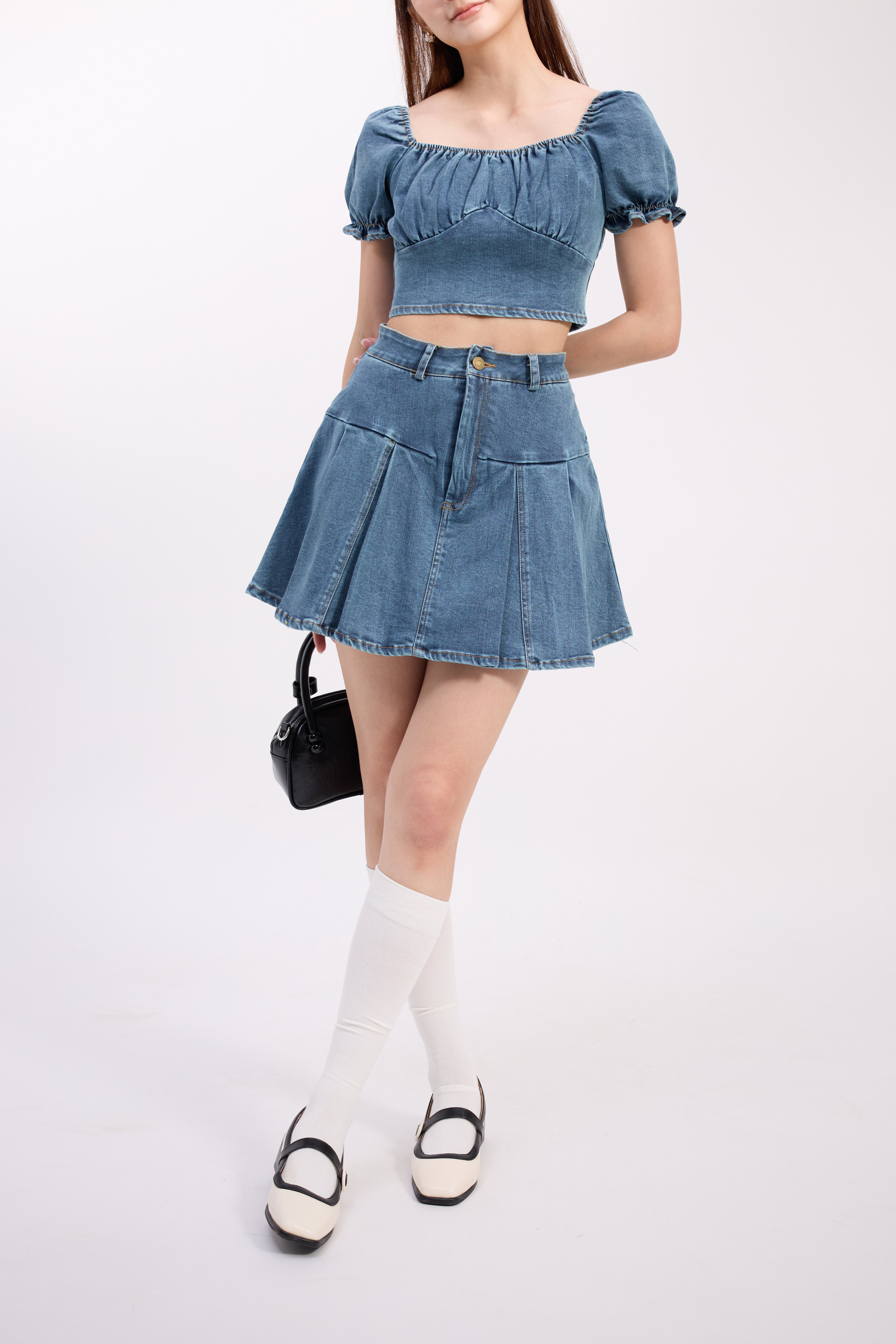 Taeri Denim Skirt