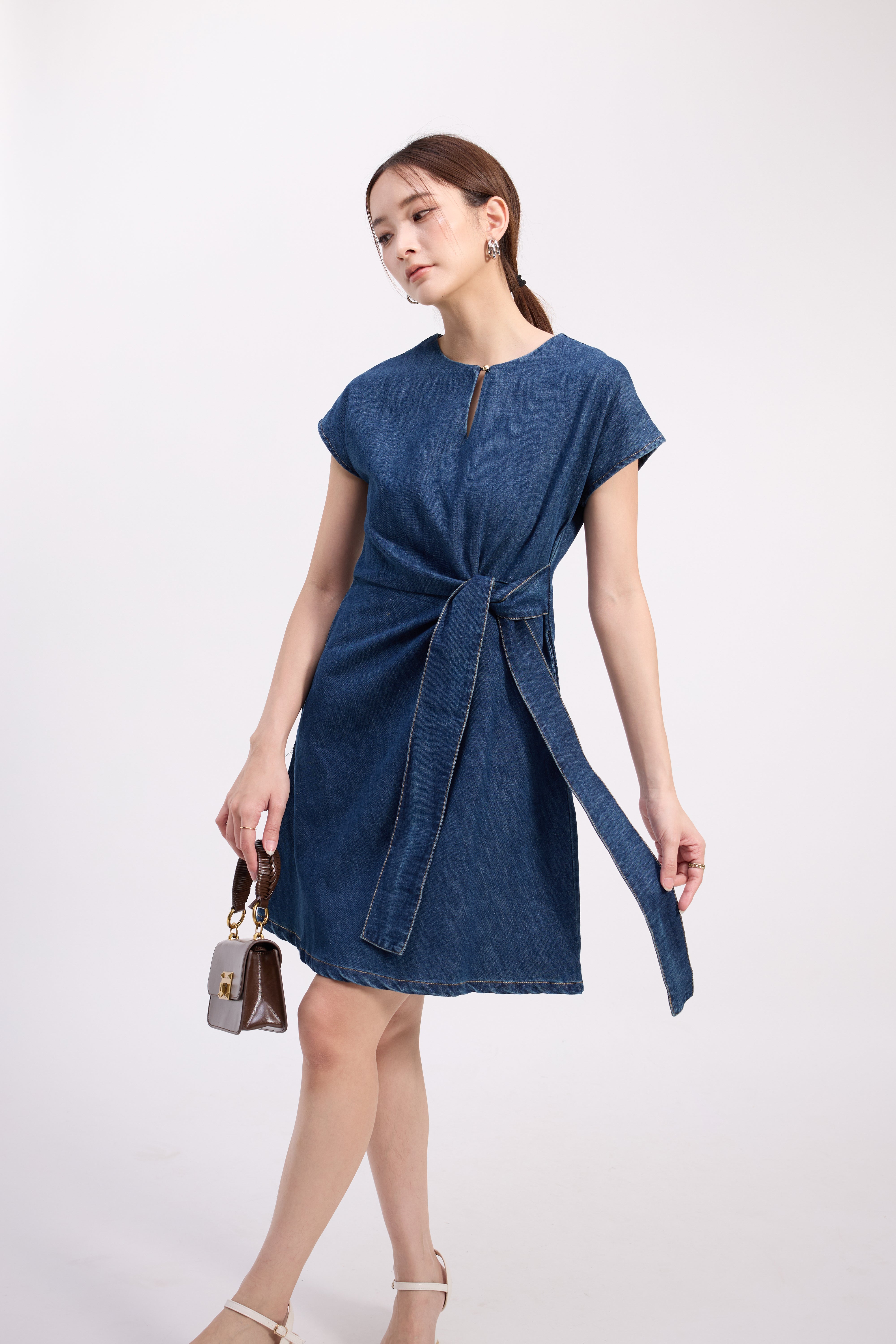 Olivie Denim Dress