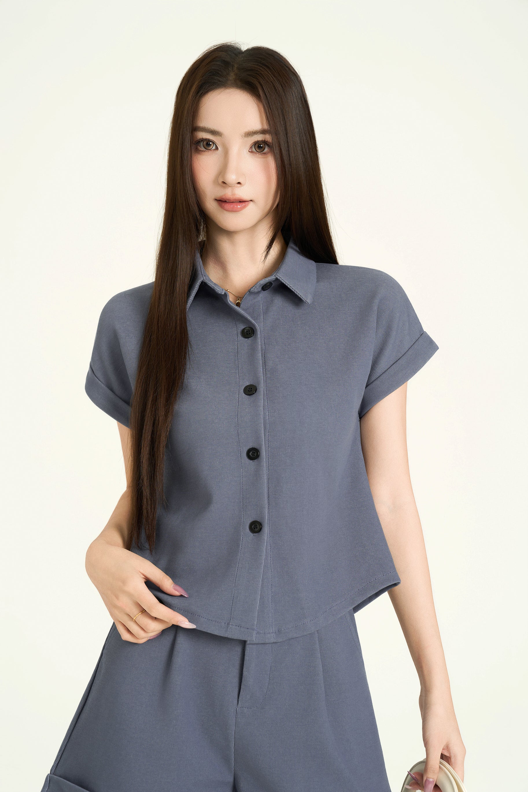 Casey Denim Blouse