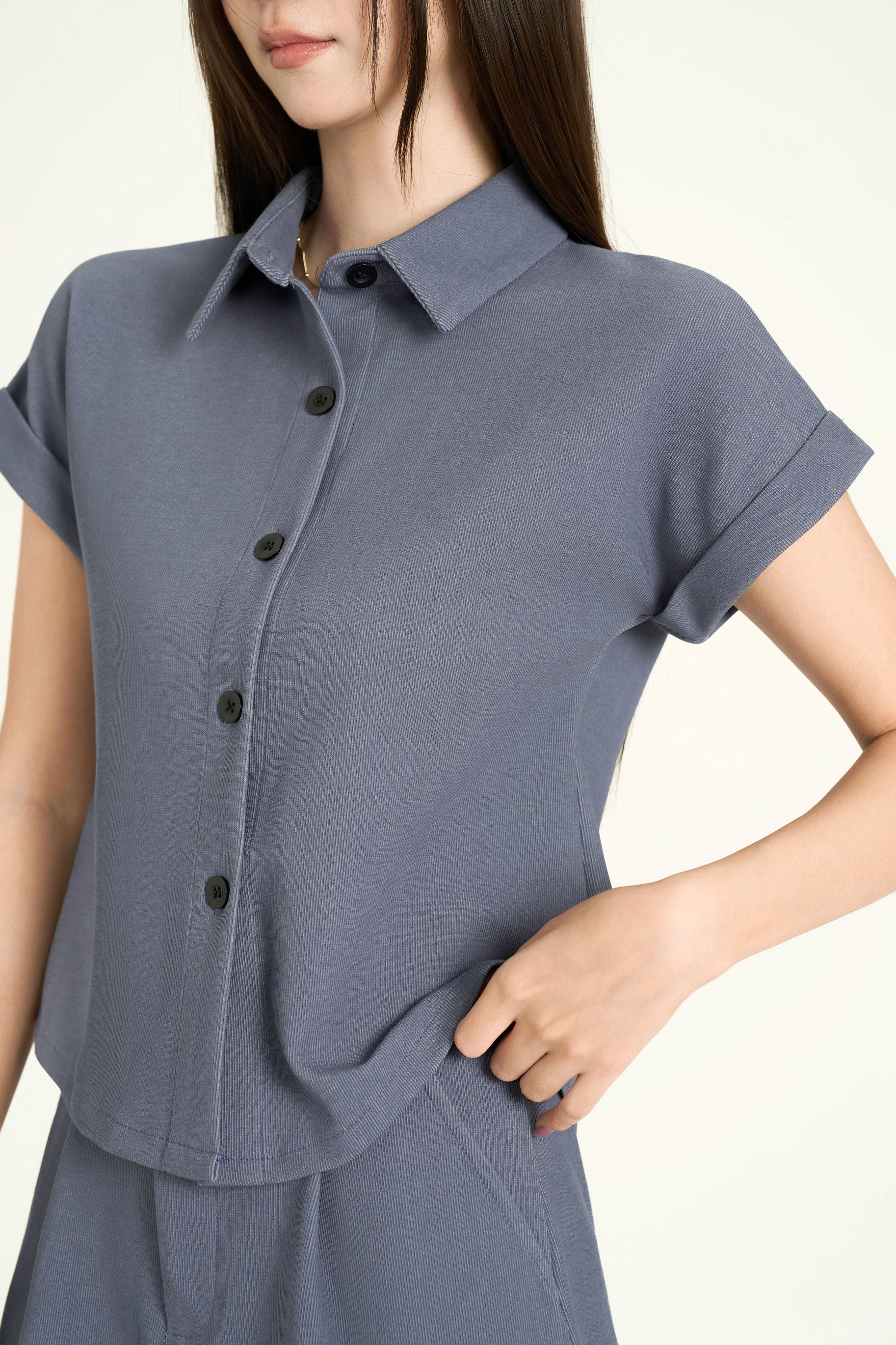 Casey Denim Blouse