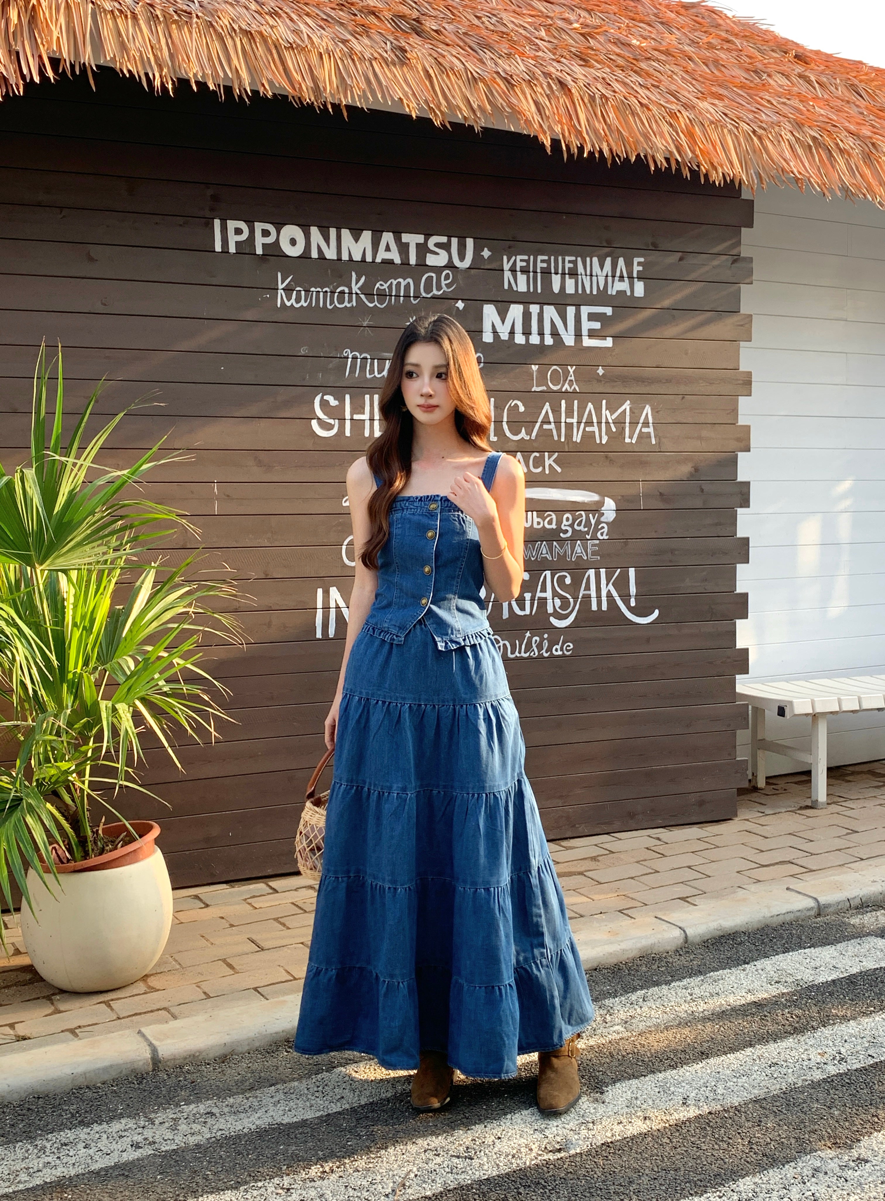 Kyra Denim Camisole