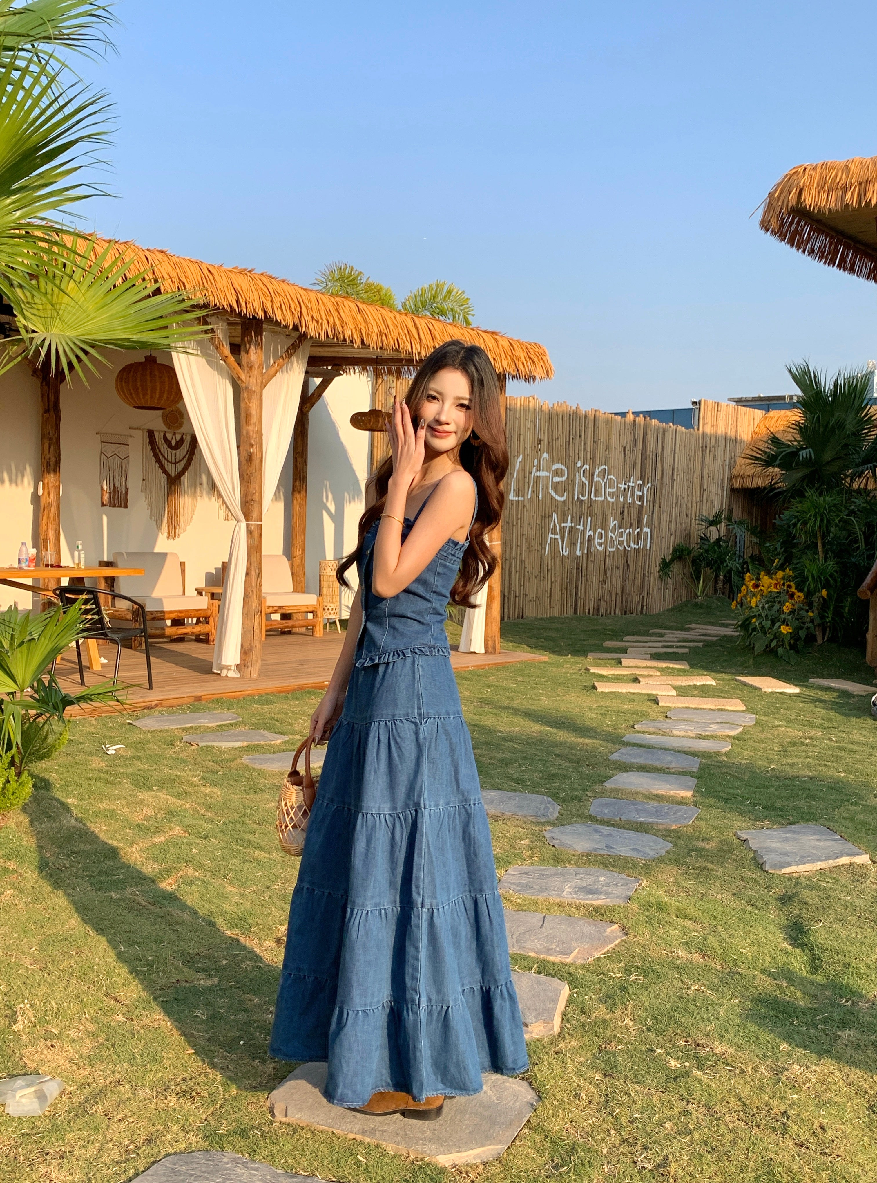 Kyra Denim Camisole