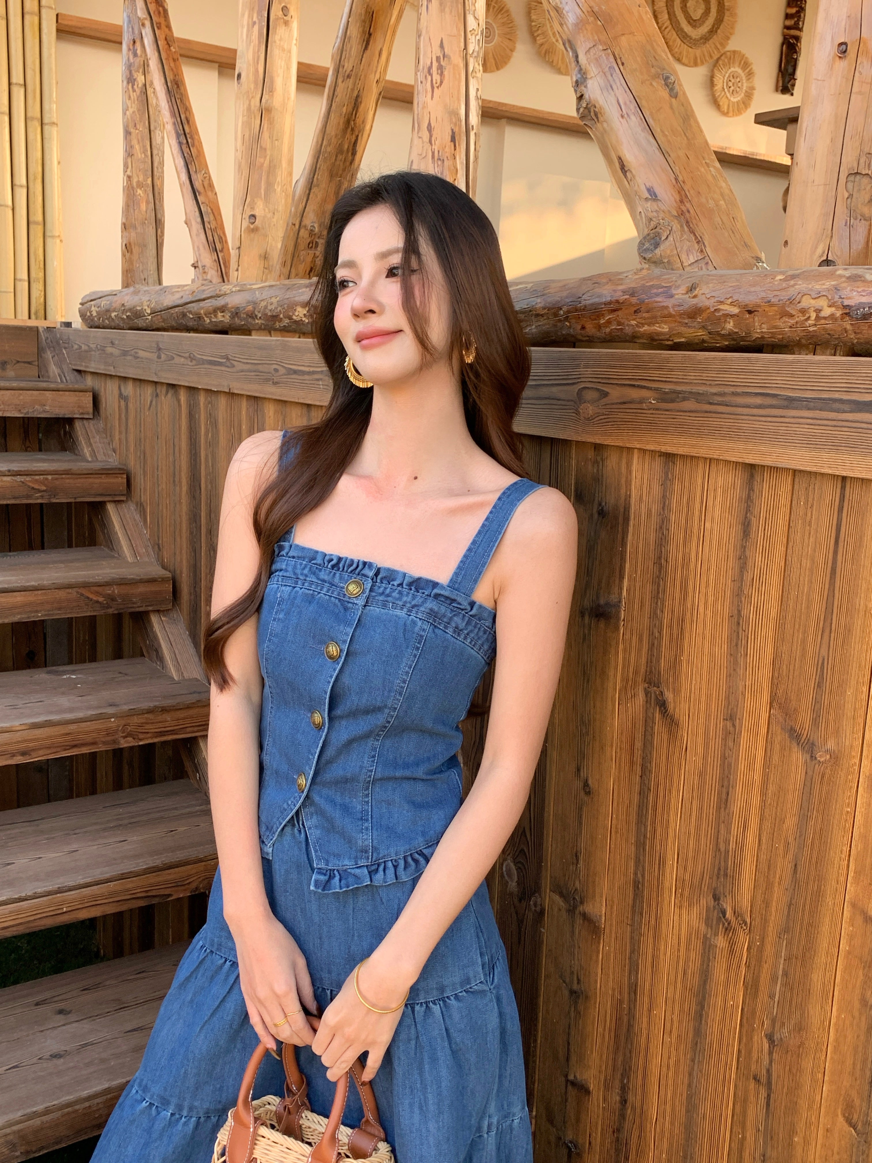 Kyra Denim Camisole