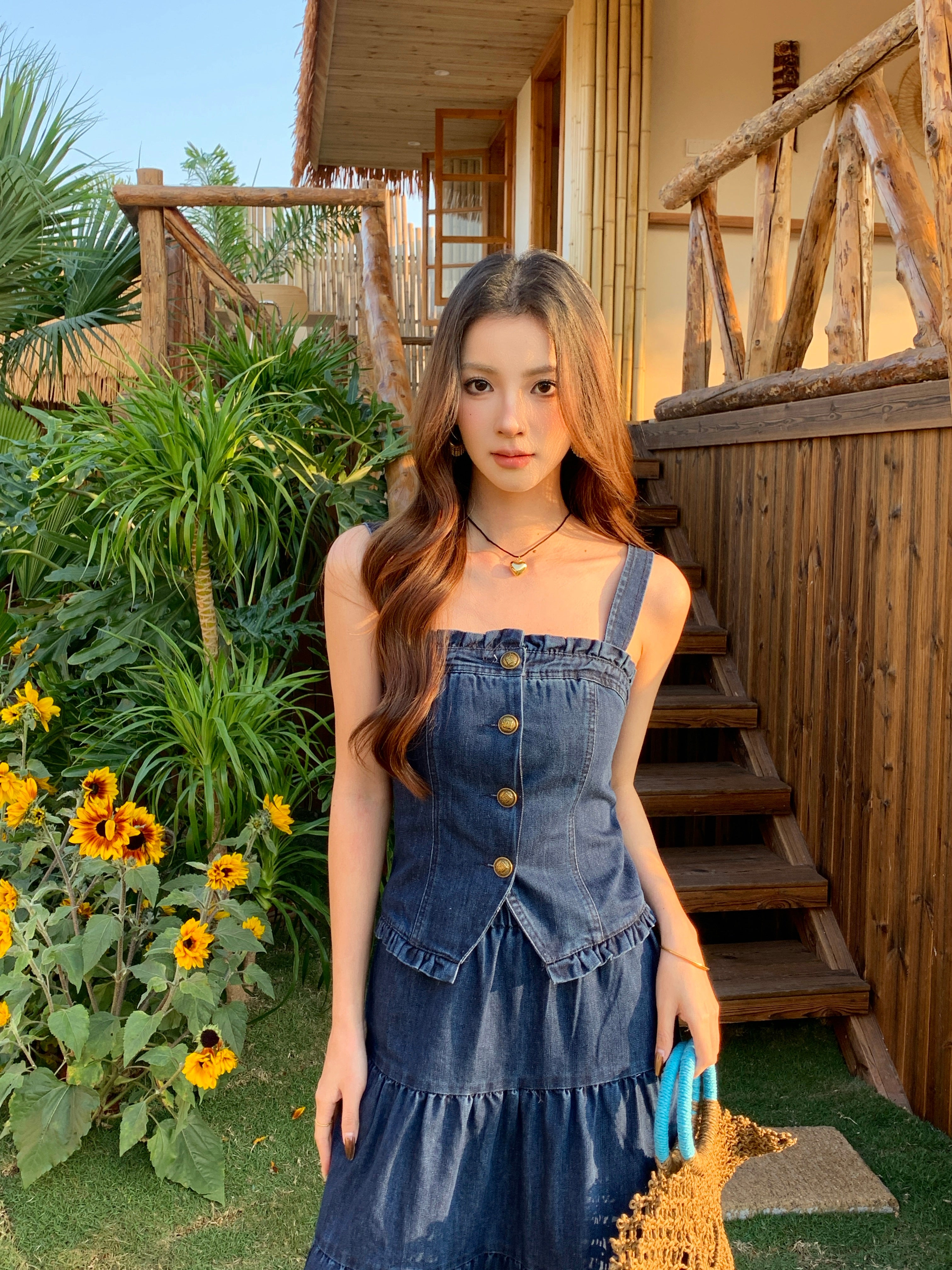 Kyra Denim Camisole