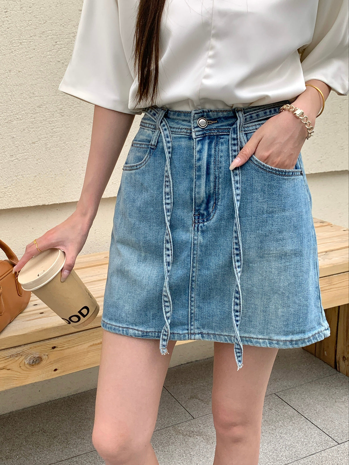 Rifki Denim Skirt