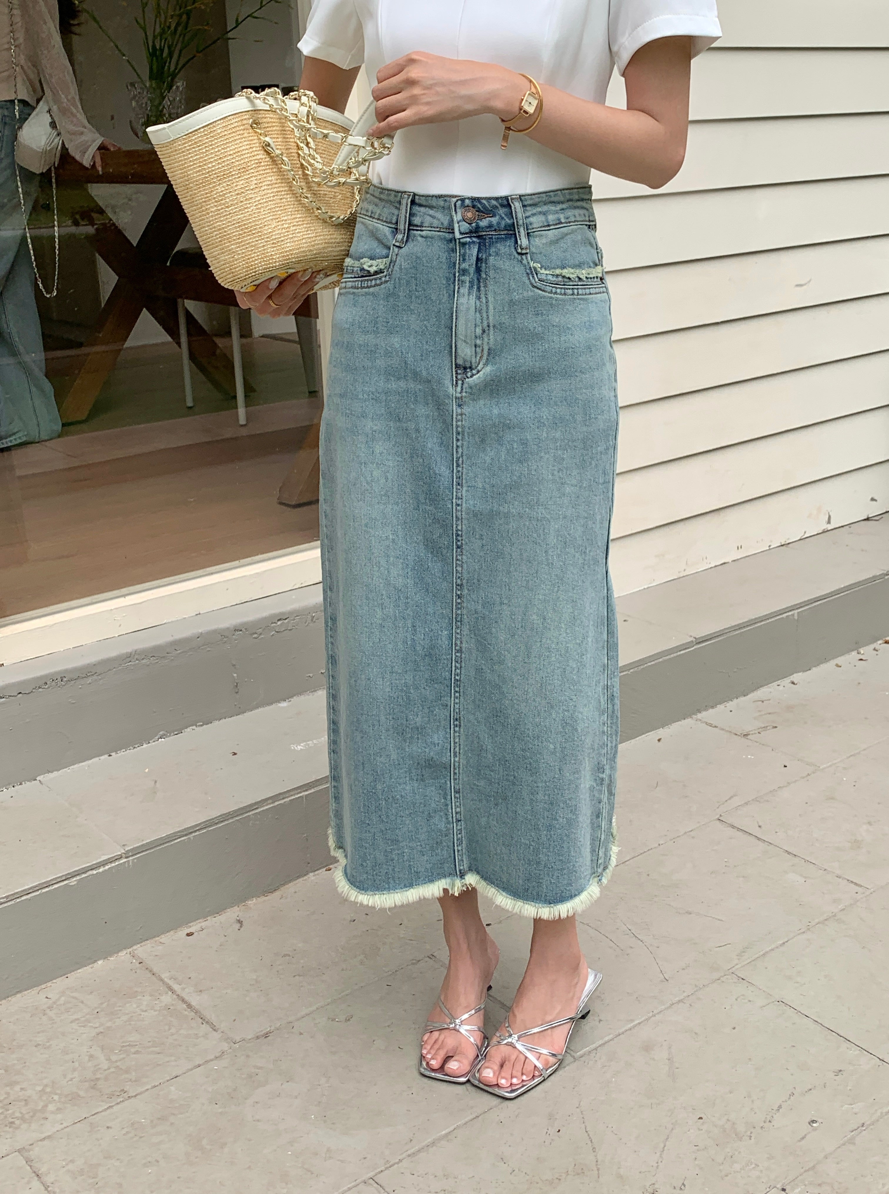 Carrie Denim Skirt