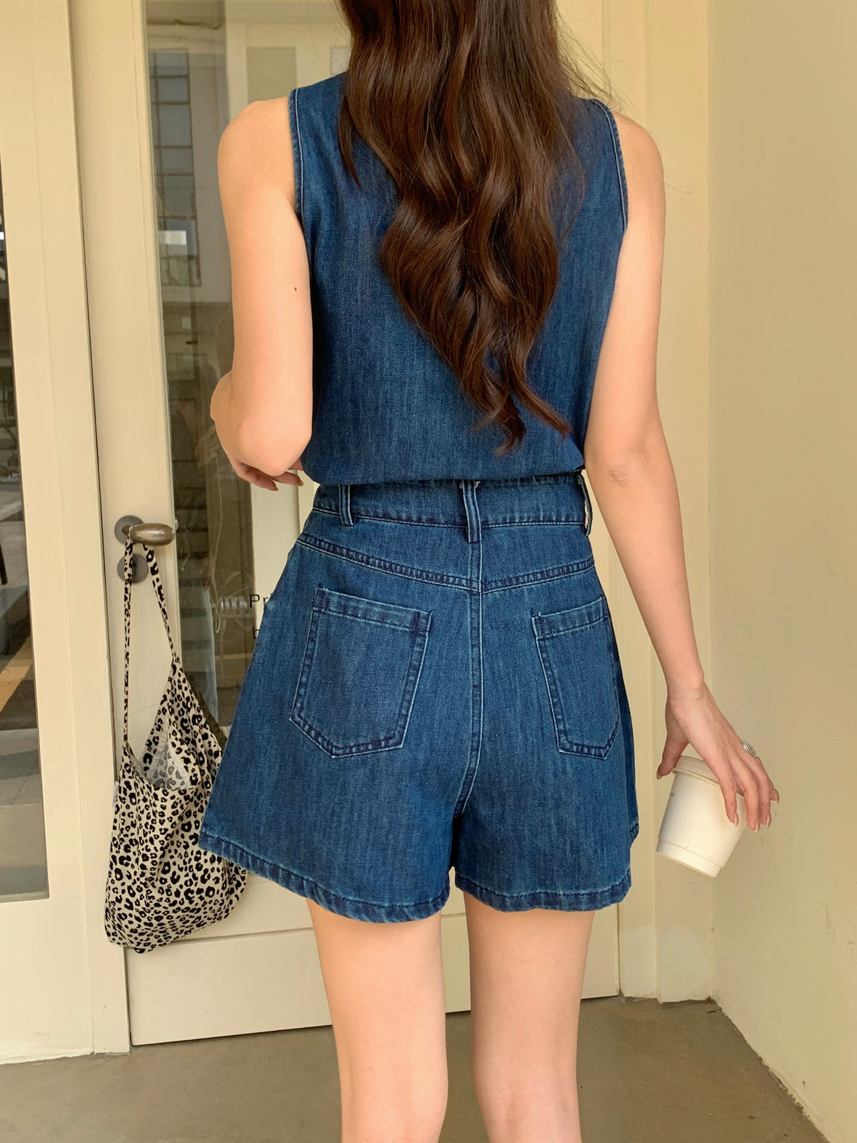 Roulette Denim Shorts