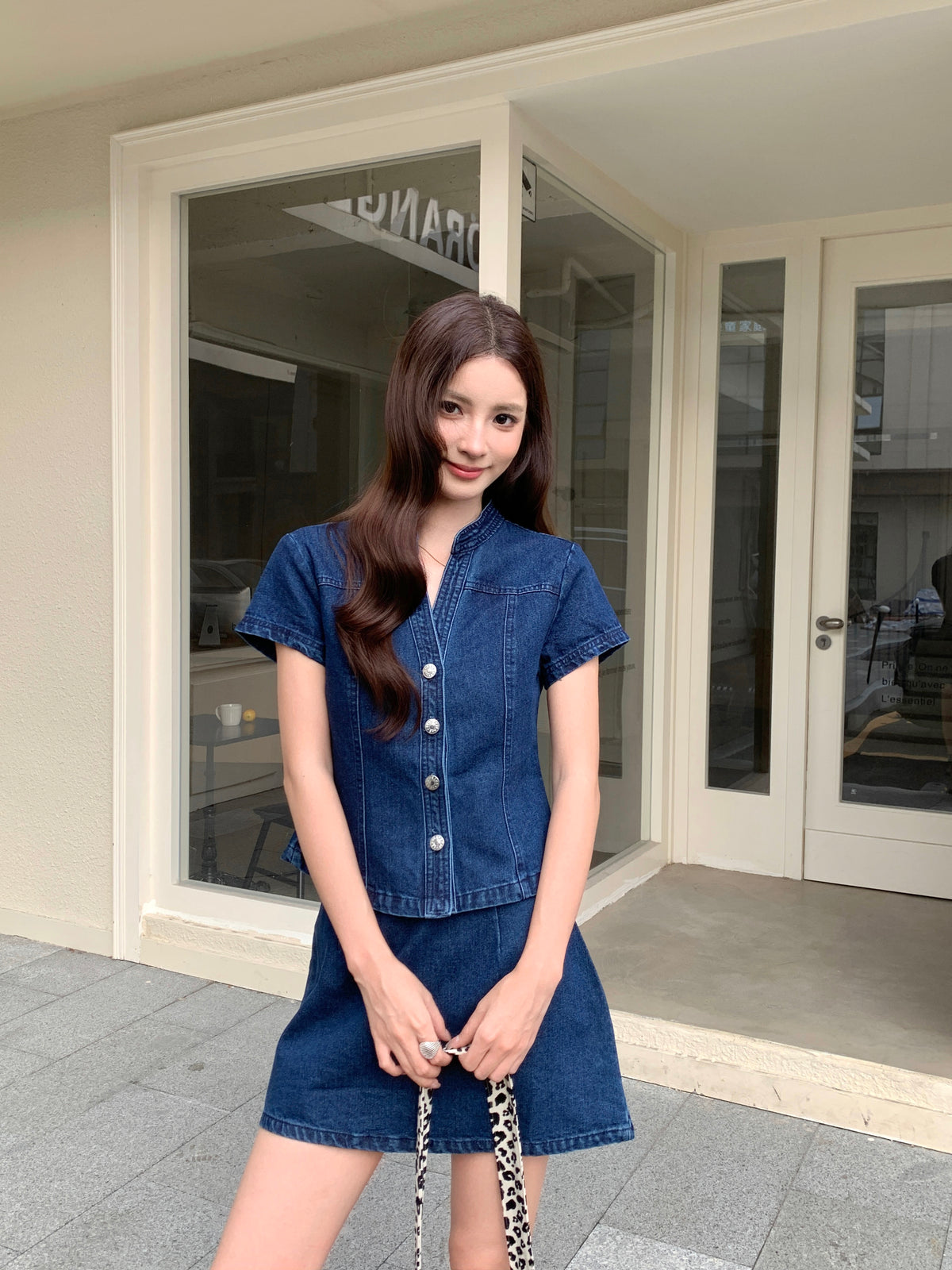 Sutton Denim Top