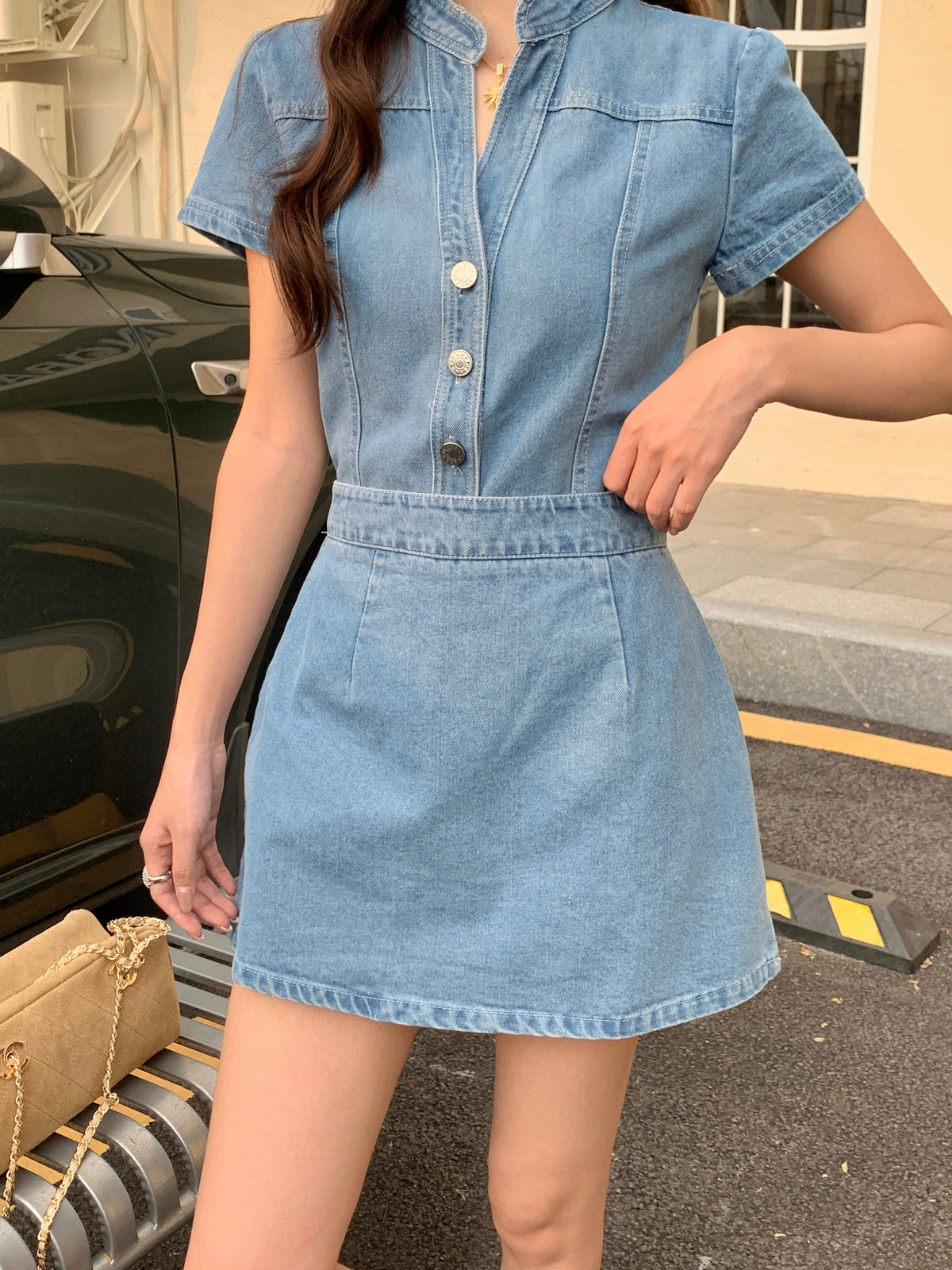 Sutton Denim Skirt