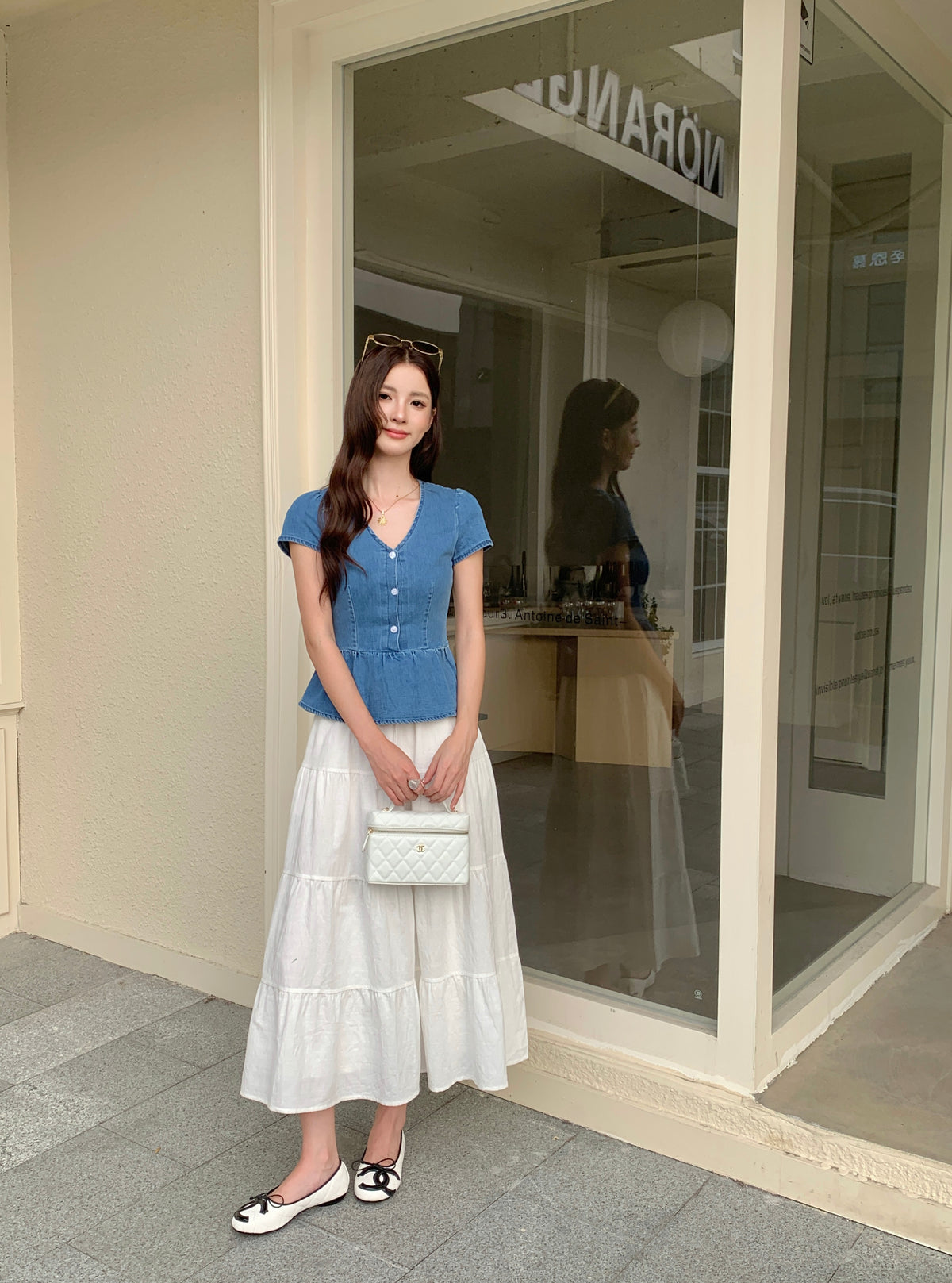 Hilton Denim Top