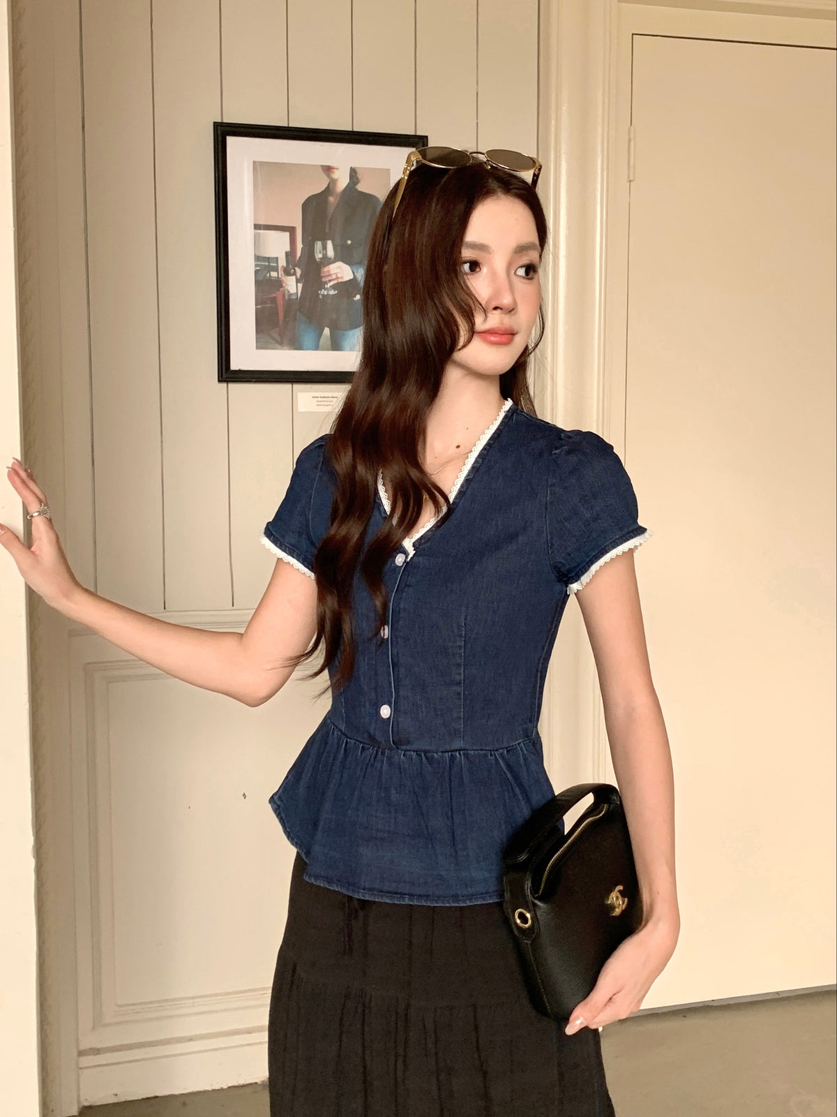 Hilton Denim Top