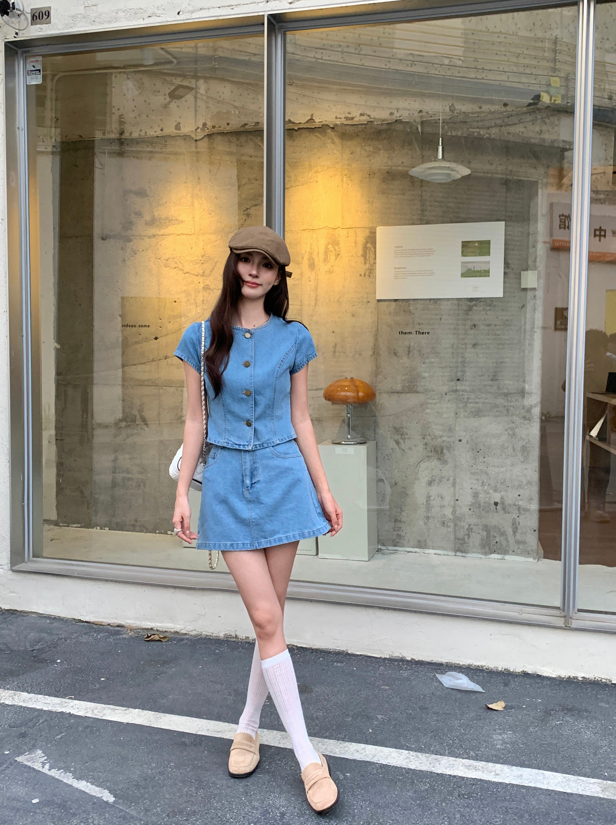 Judie Denim Skirt