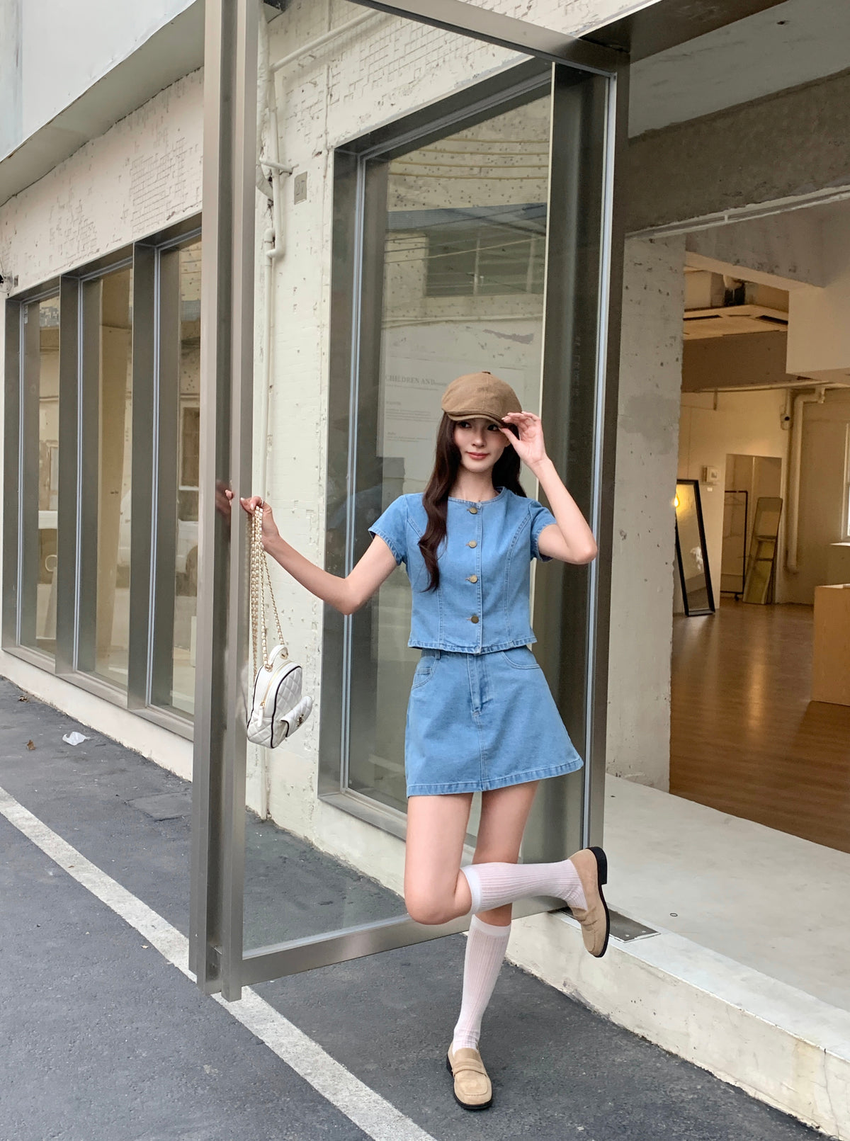 Judie Denim Skirt
