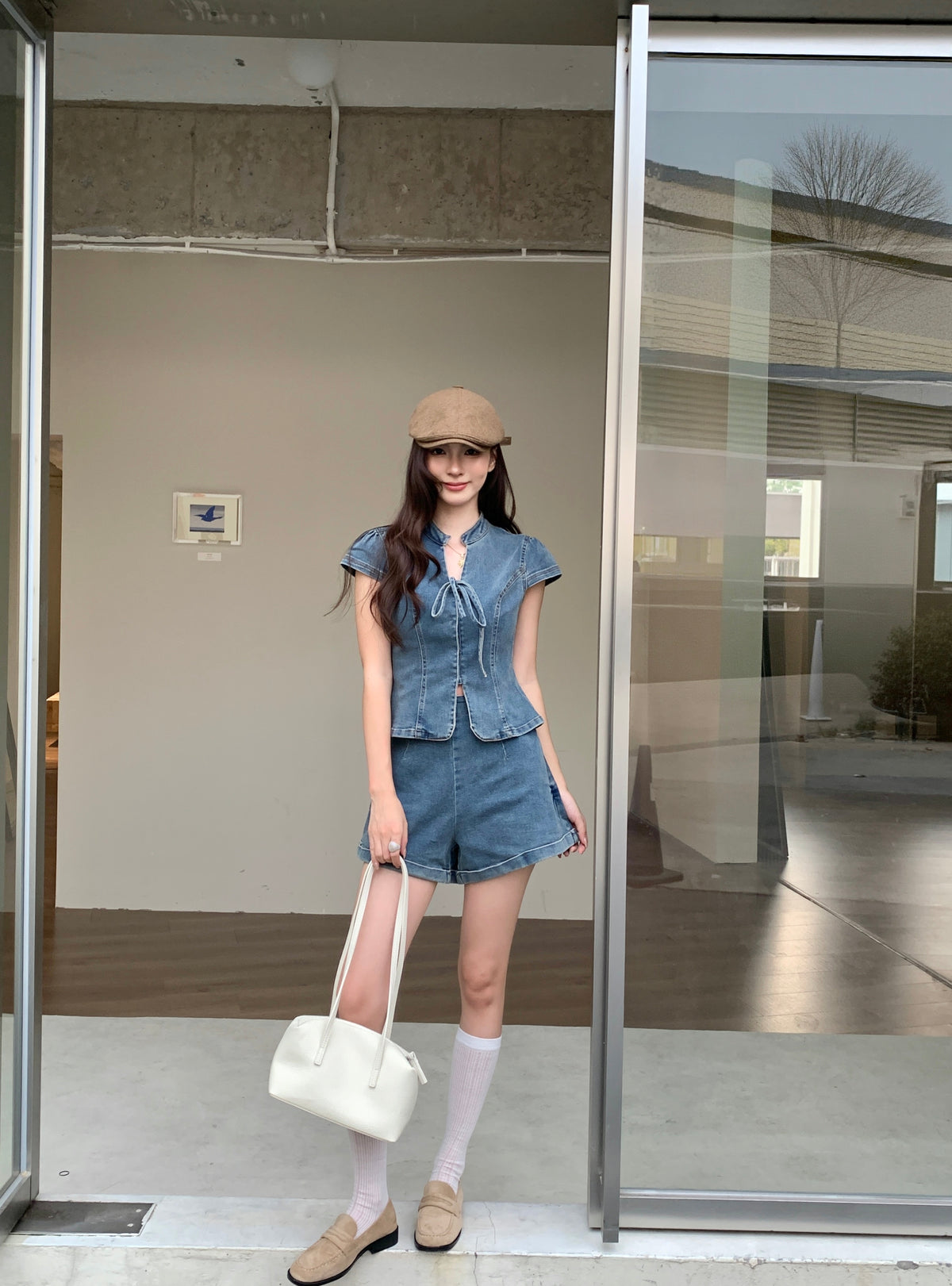 Hyun Denim Shorts