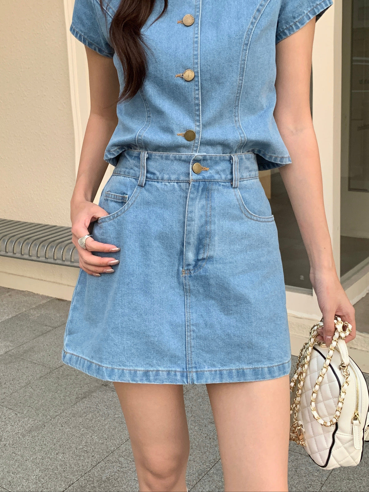Judie Denim Skirt