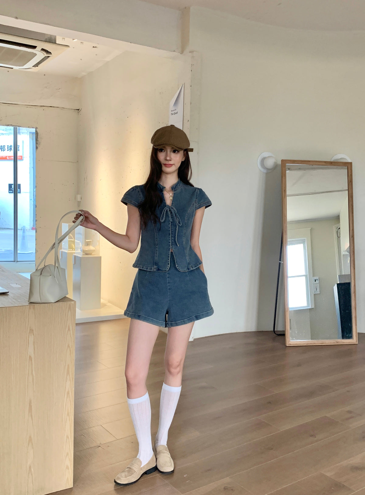 Hyun Denim Shorts