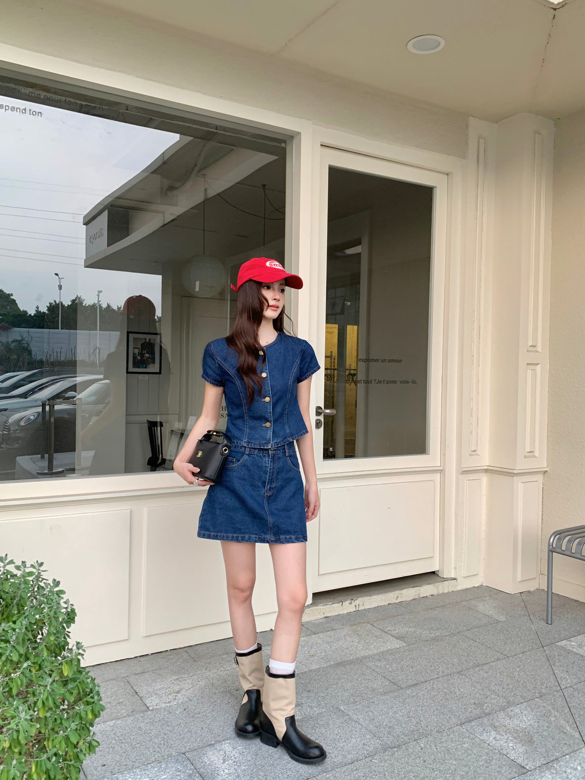 Judie Denim Skirt