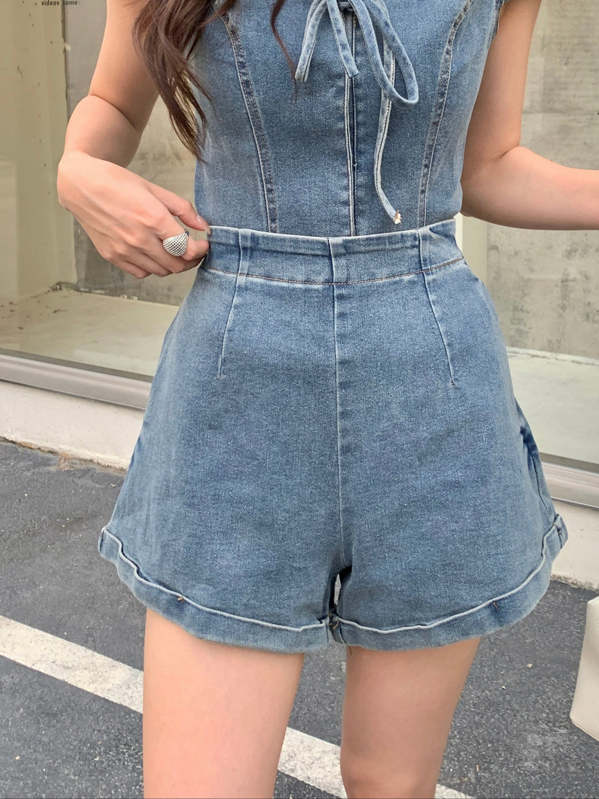 Hyun Denim Shorts