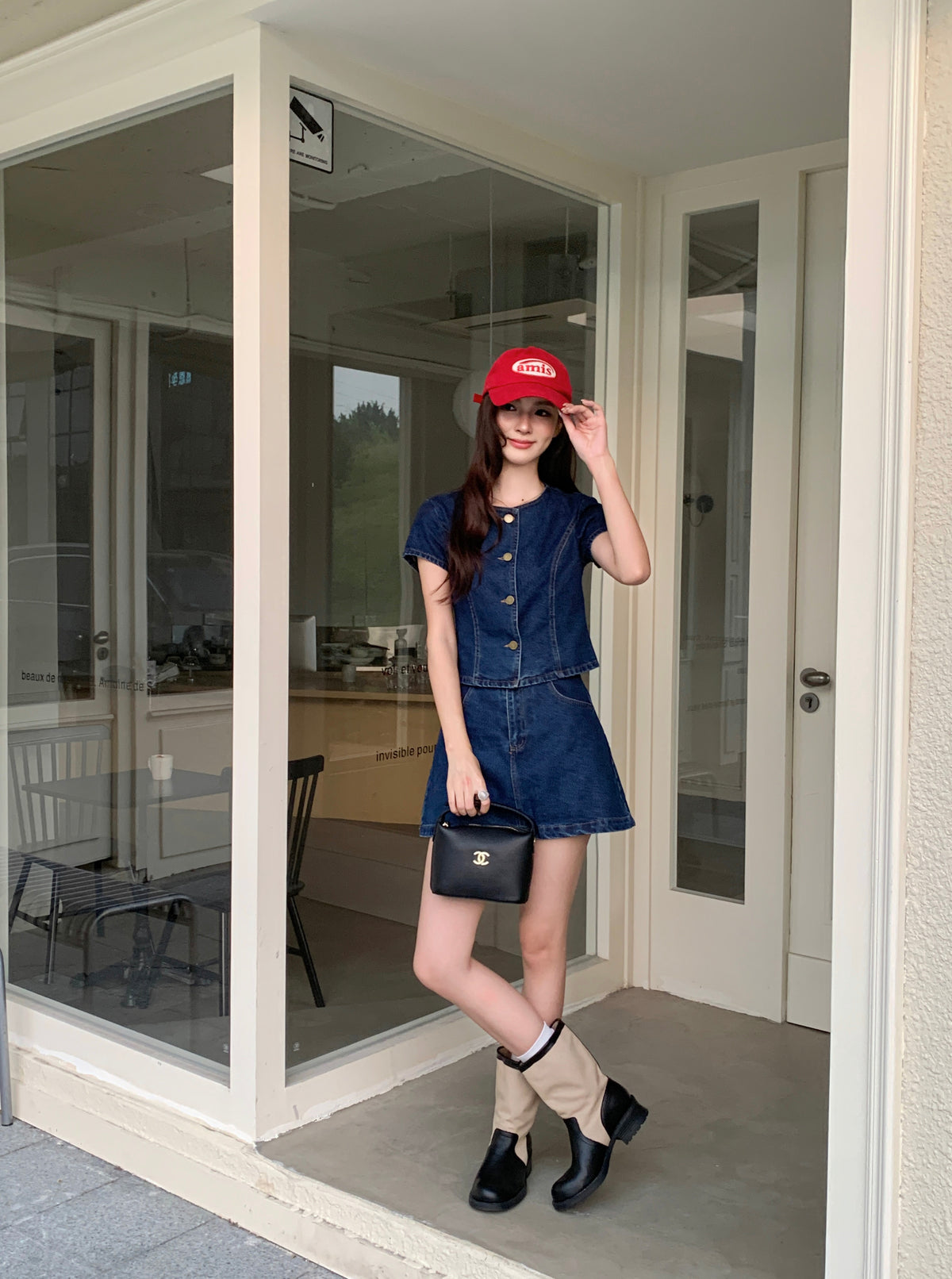 Judie Denim Skirt