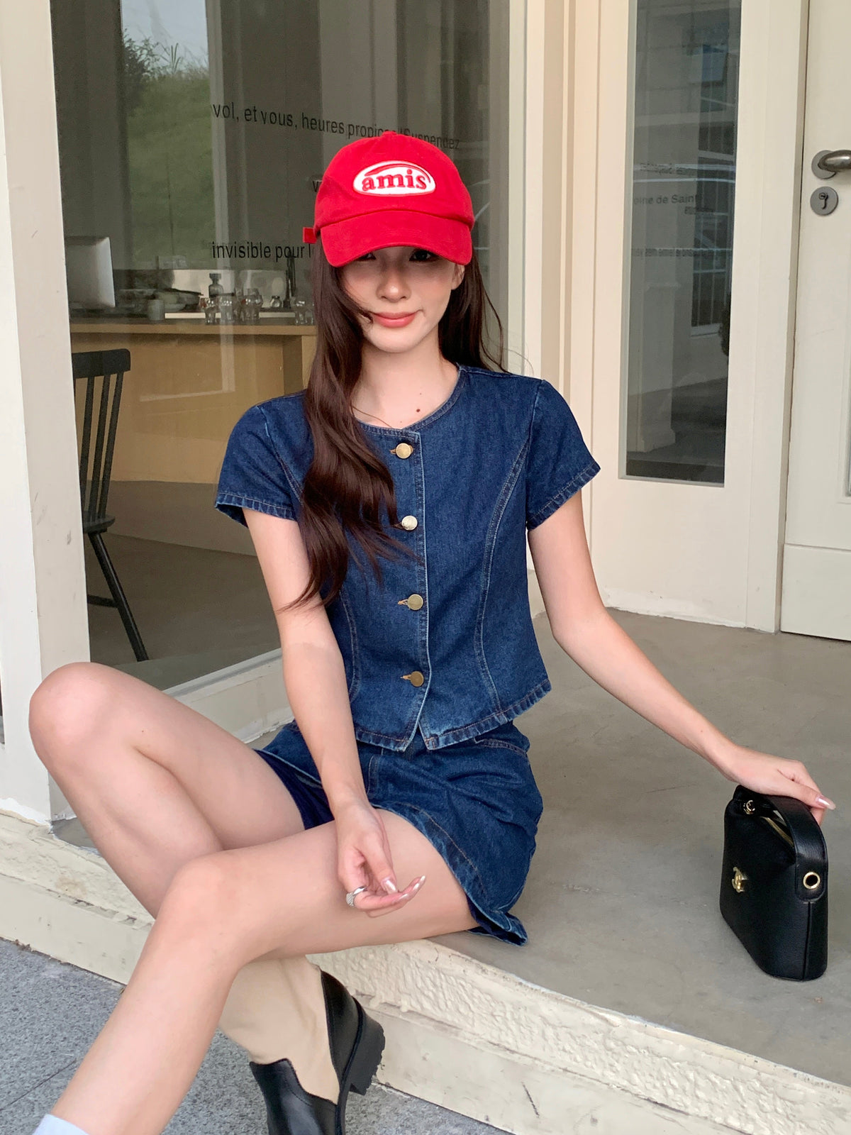 Judie Denim Top