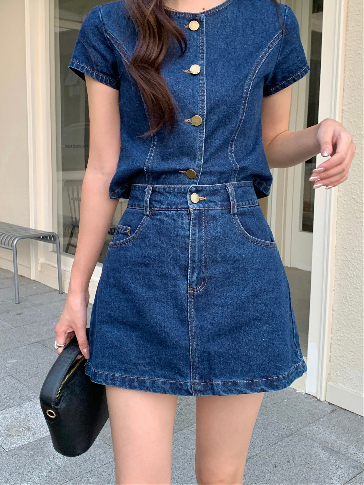 Judie Denim Skirt