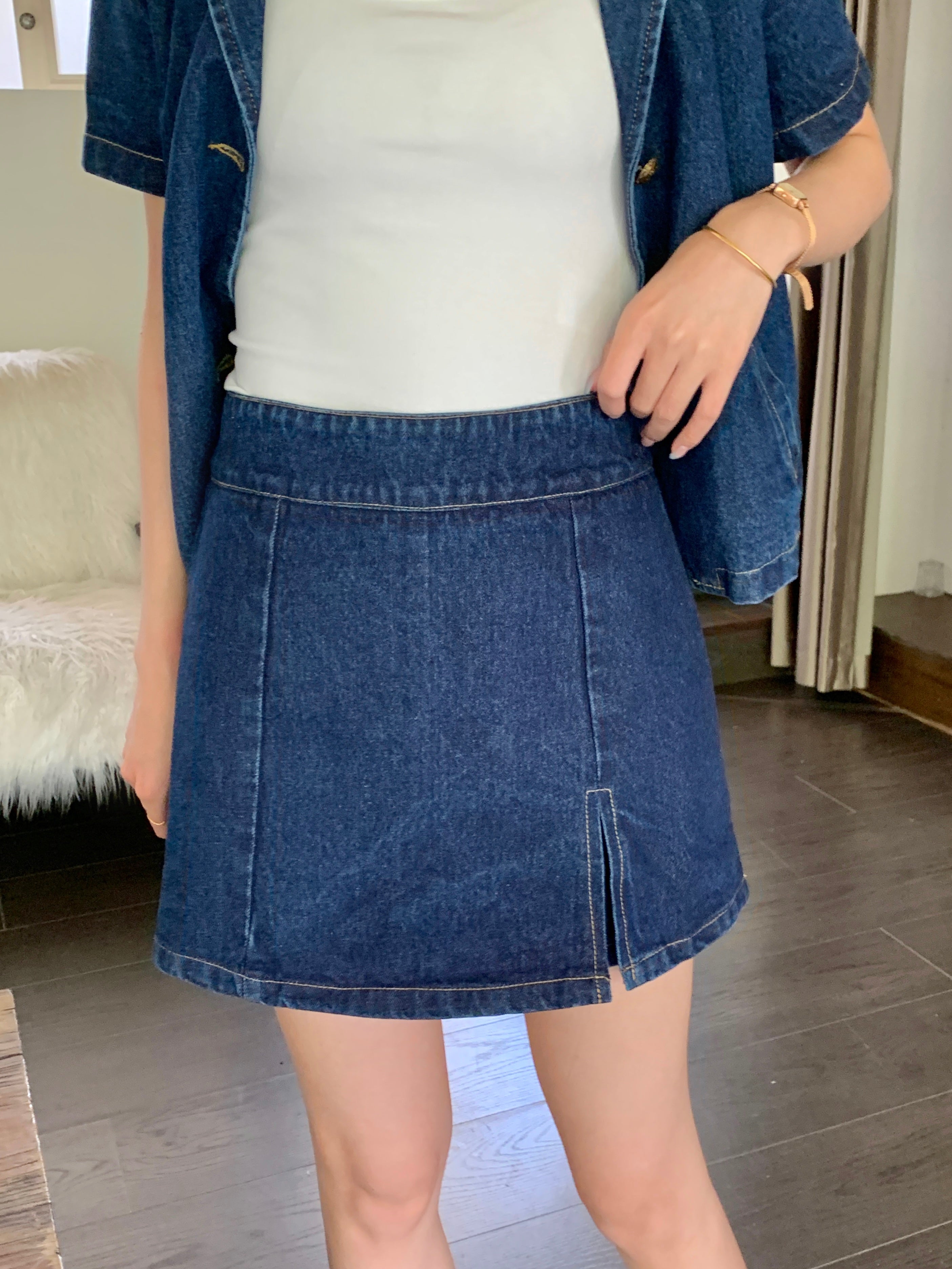 Haneul Denim Skort