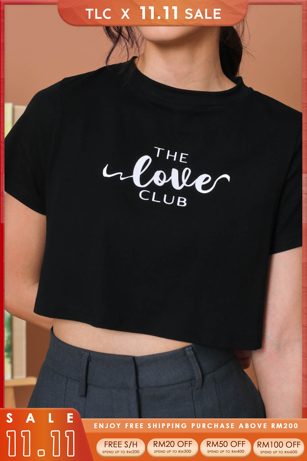 TLC Graphic Crop Top