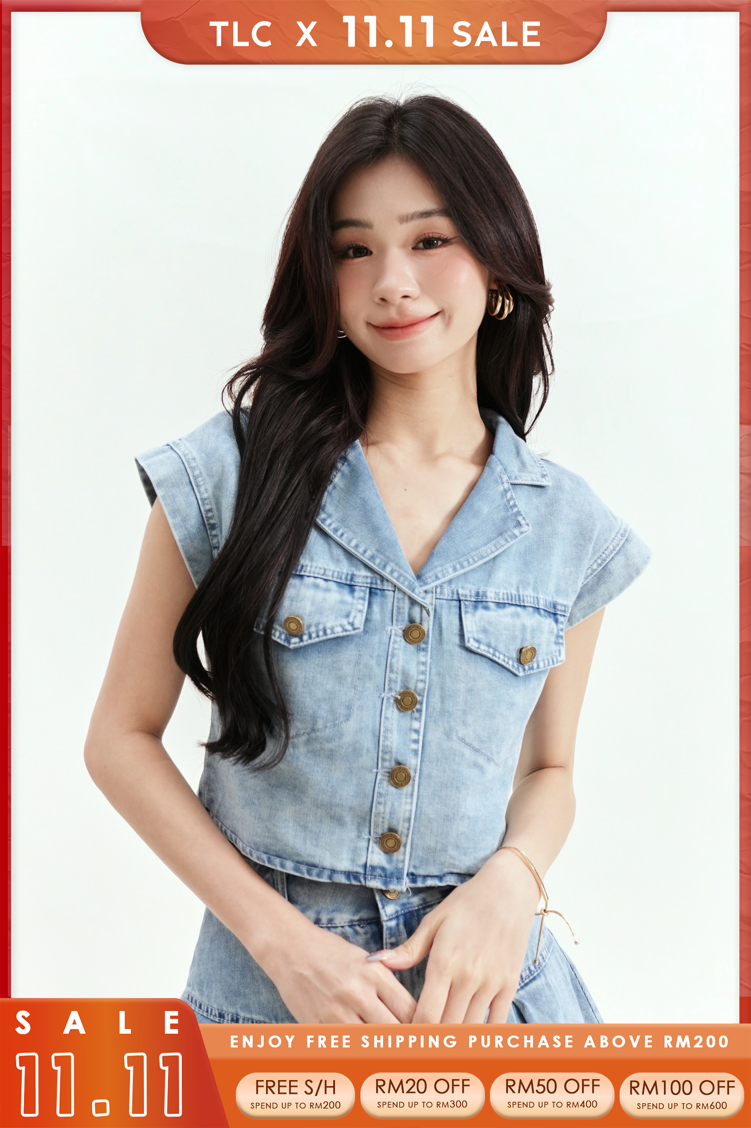 Raleigh Denim Top