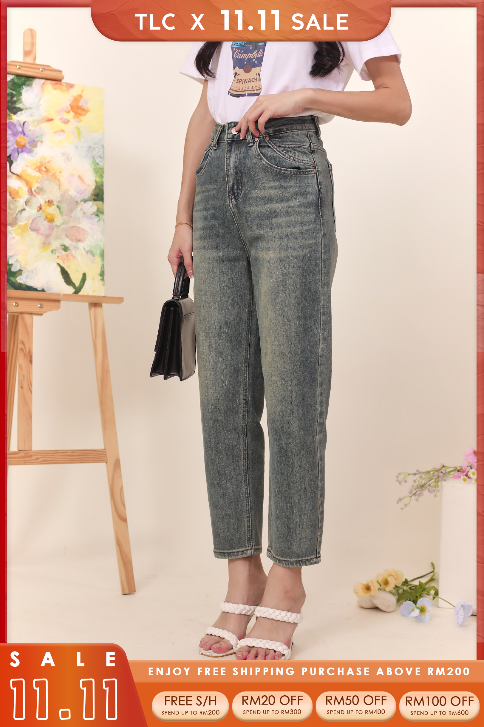 Maddil Denim Pants