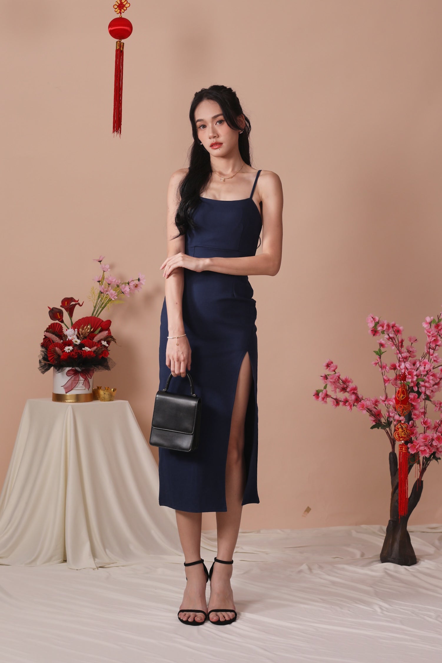 Karina Dress - Navy