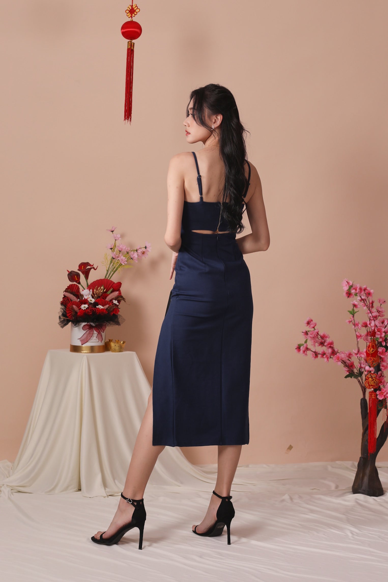 Karina Dress - Navy