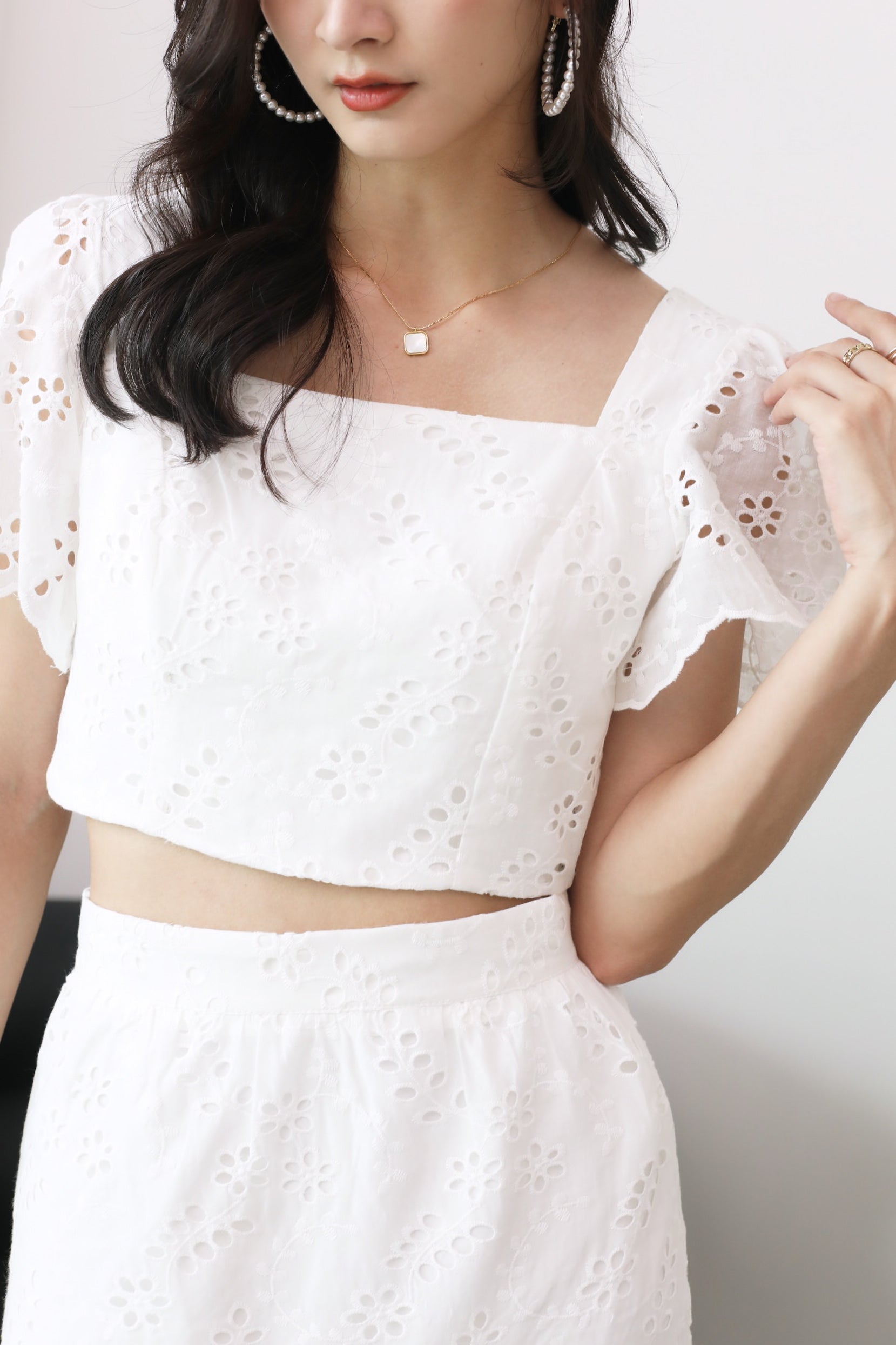 Lelia Skirt - White