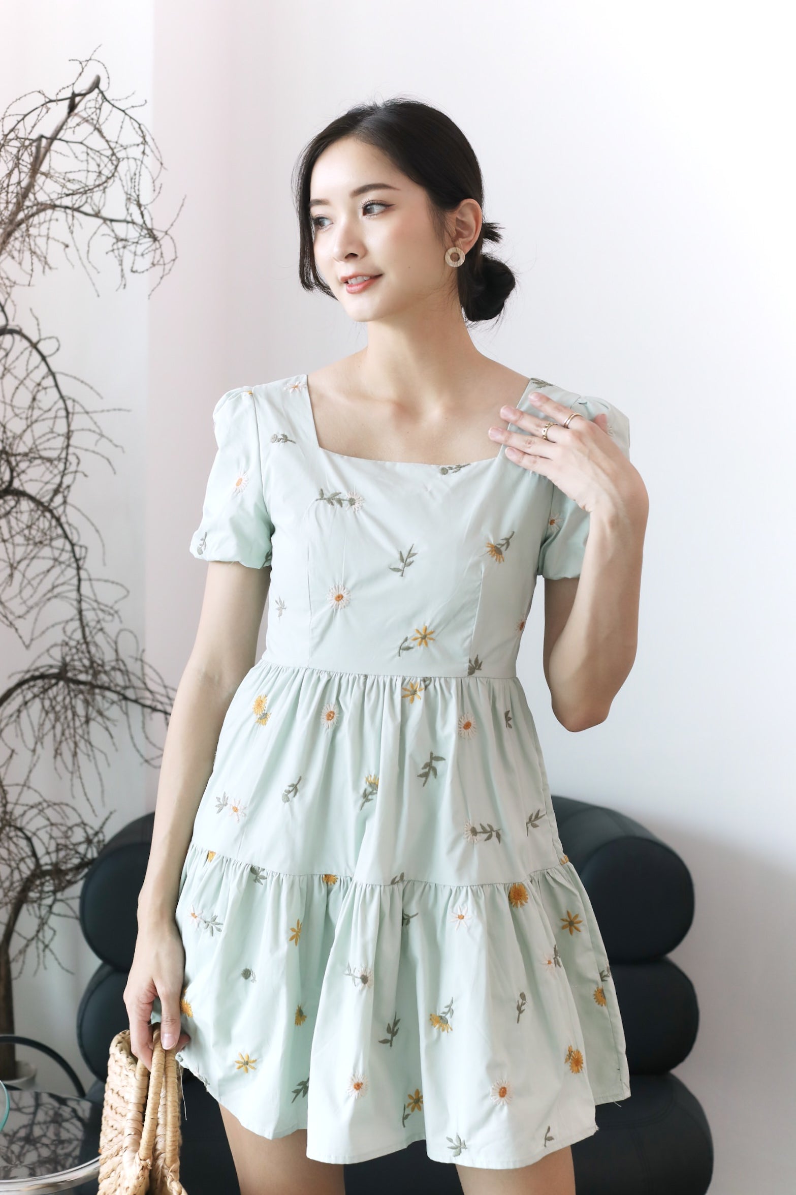 Fumiko Dress - Mint (Defect) – TLC Label