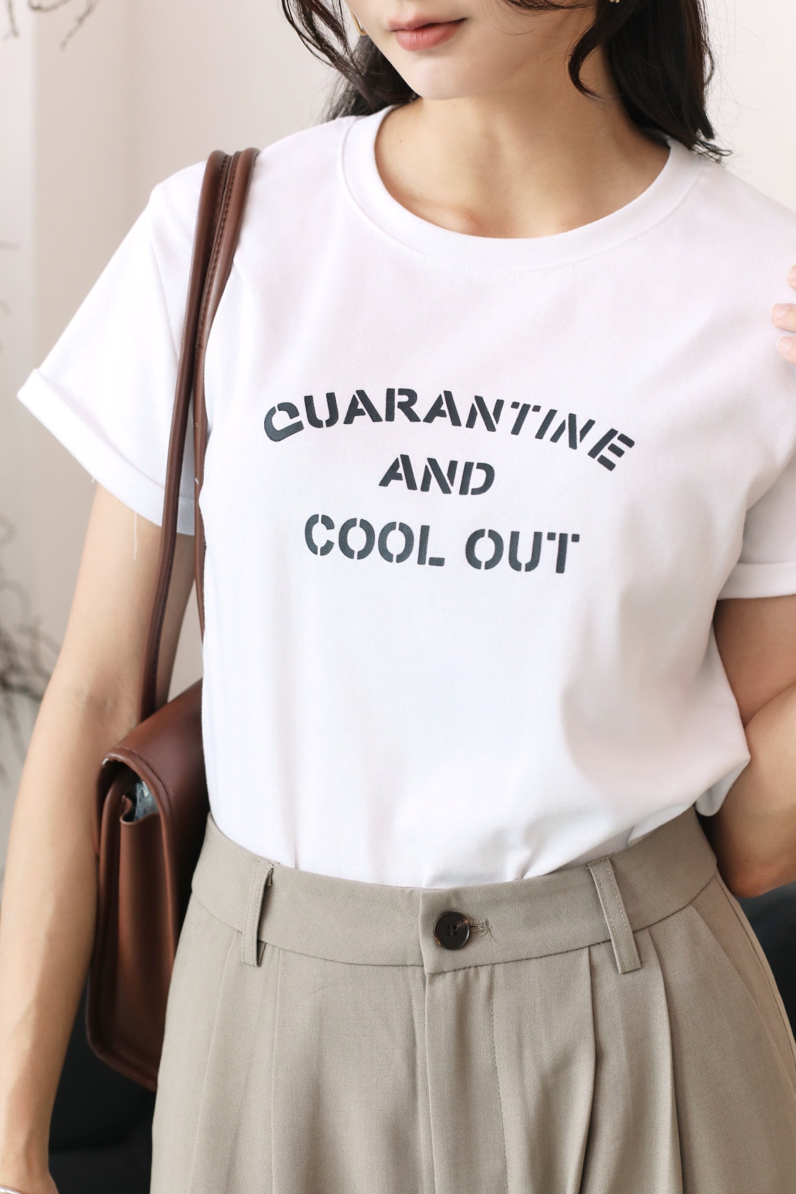 COOL OUT Graphic Tee - White