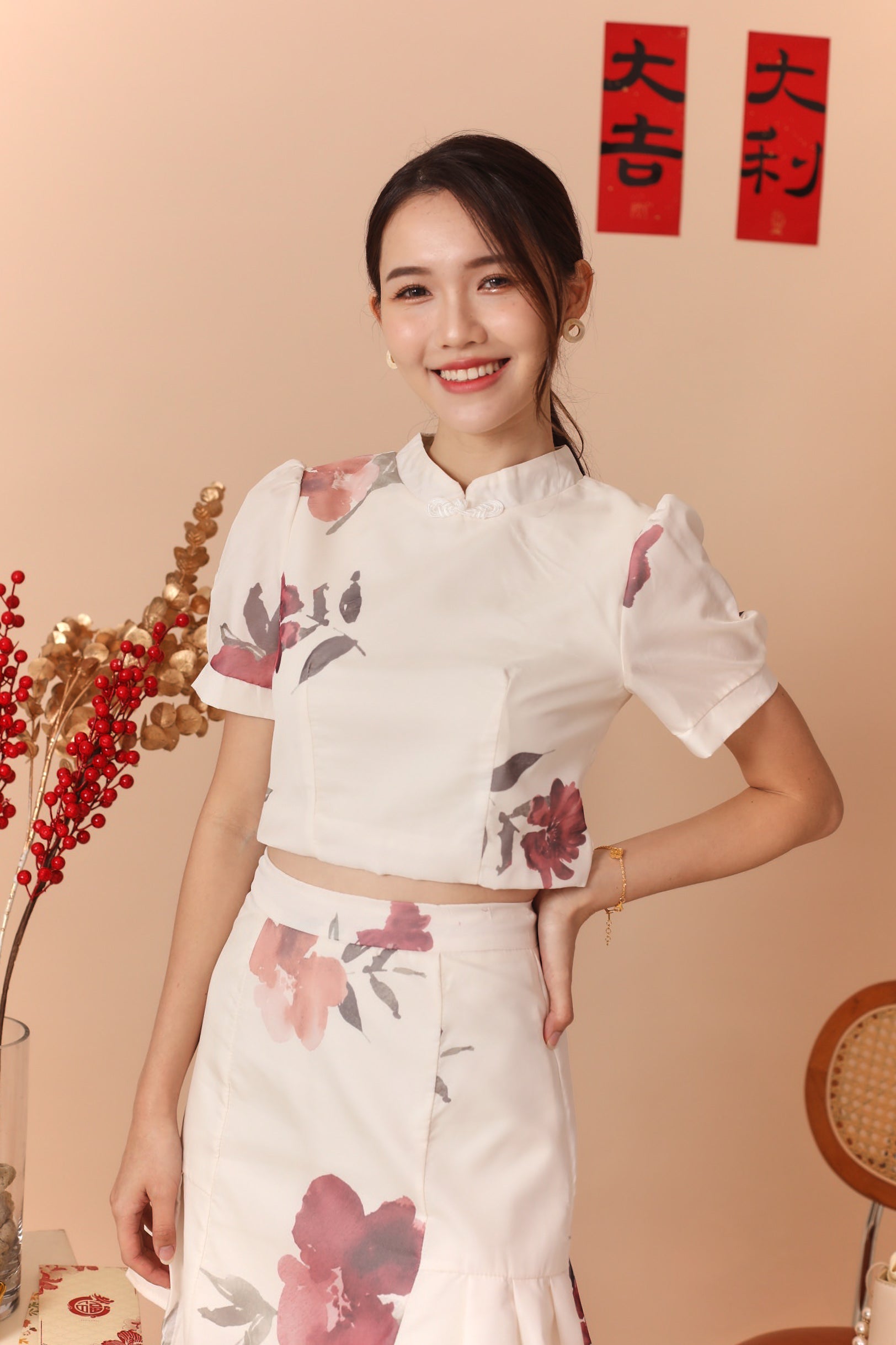 Lulu Cheongsam Skirt