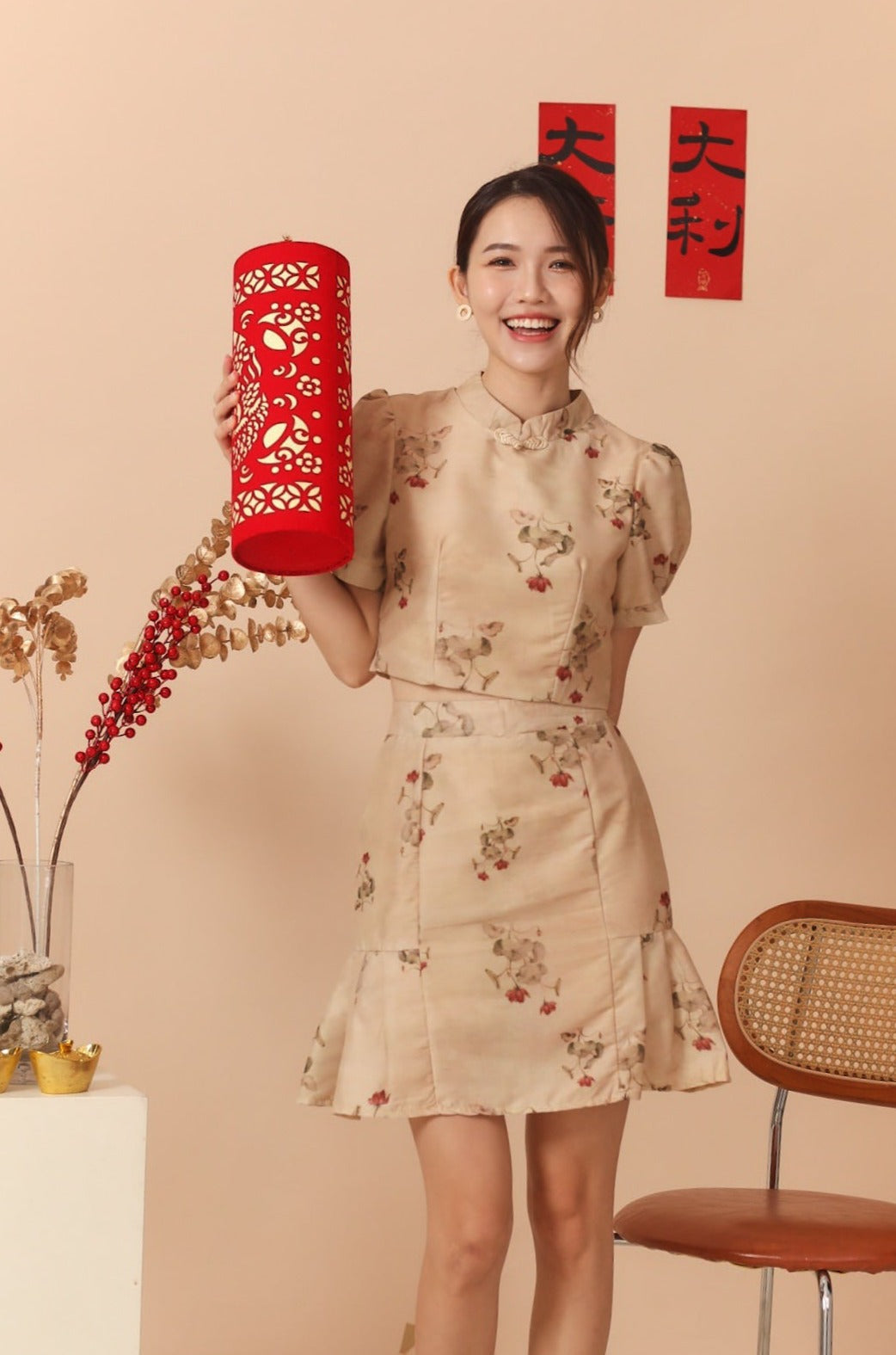 Lulu Cheongsam Top (Defect)