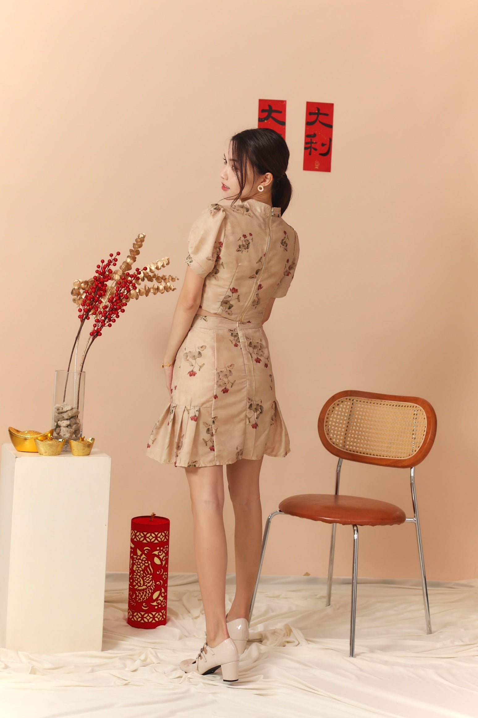 Lulu Cheongsam Skirt (Defect)