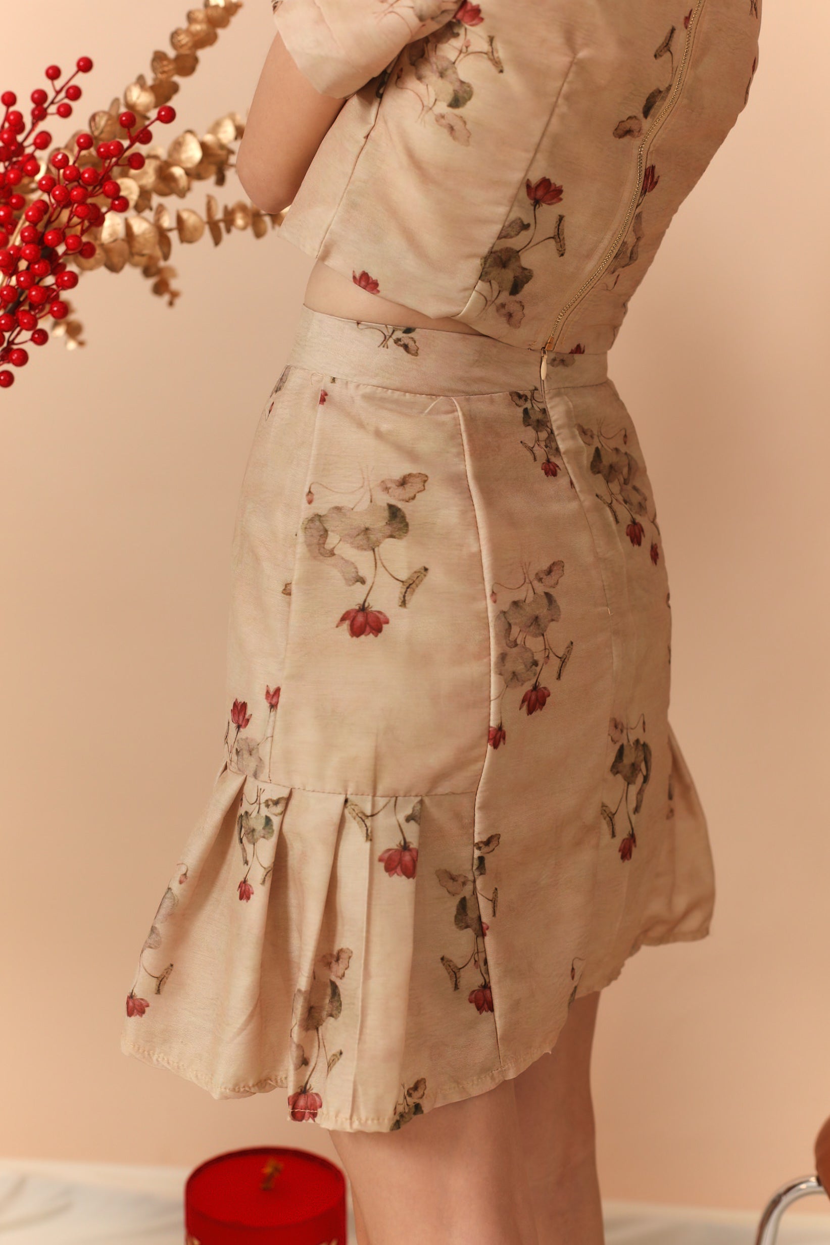 Lulu Cheongsam Skirt (Defect)