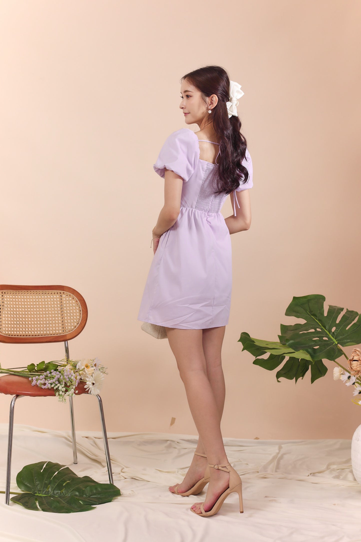 Risse Dress -Lilac