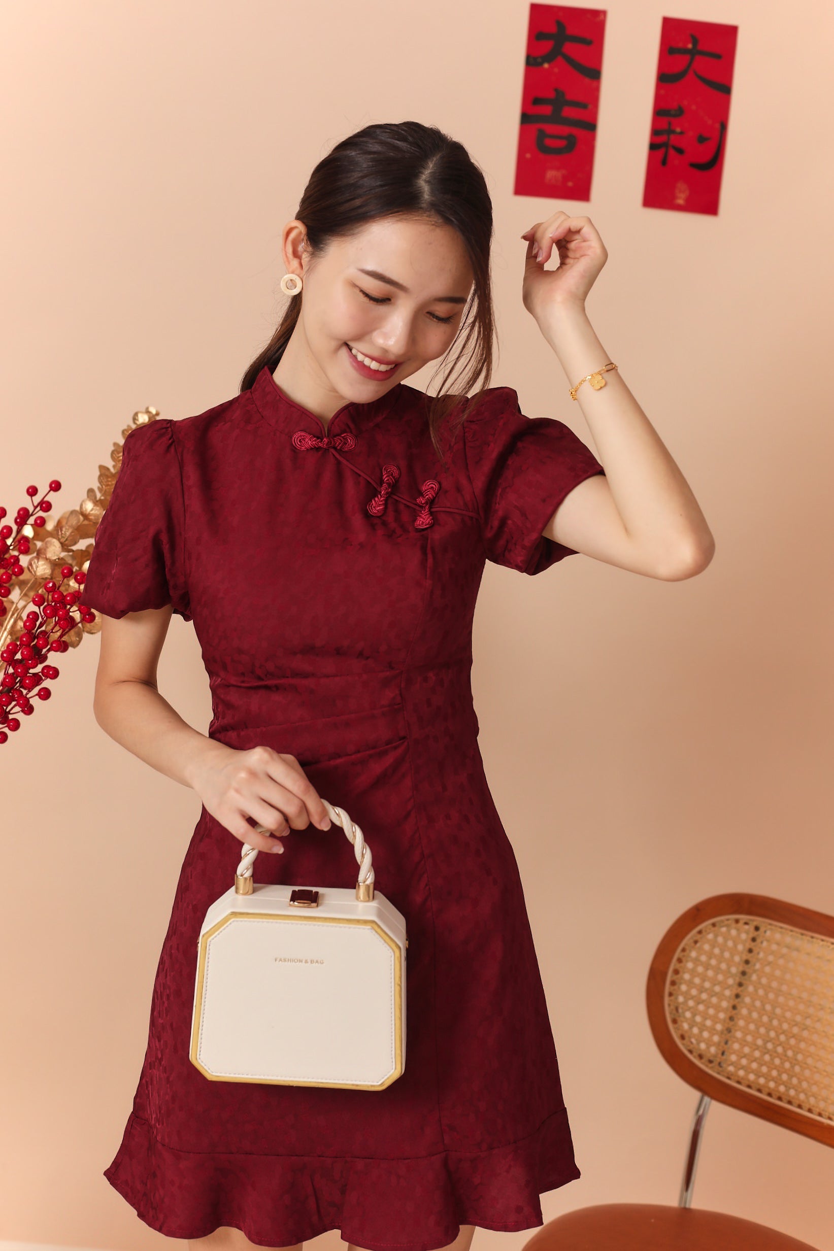 Yuan Man Cheongsam Dress