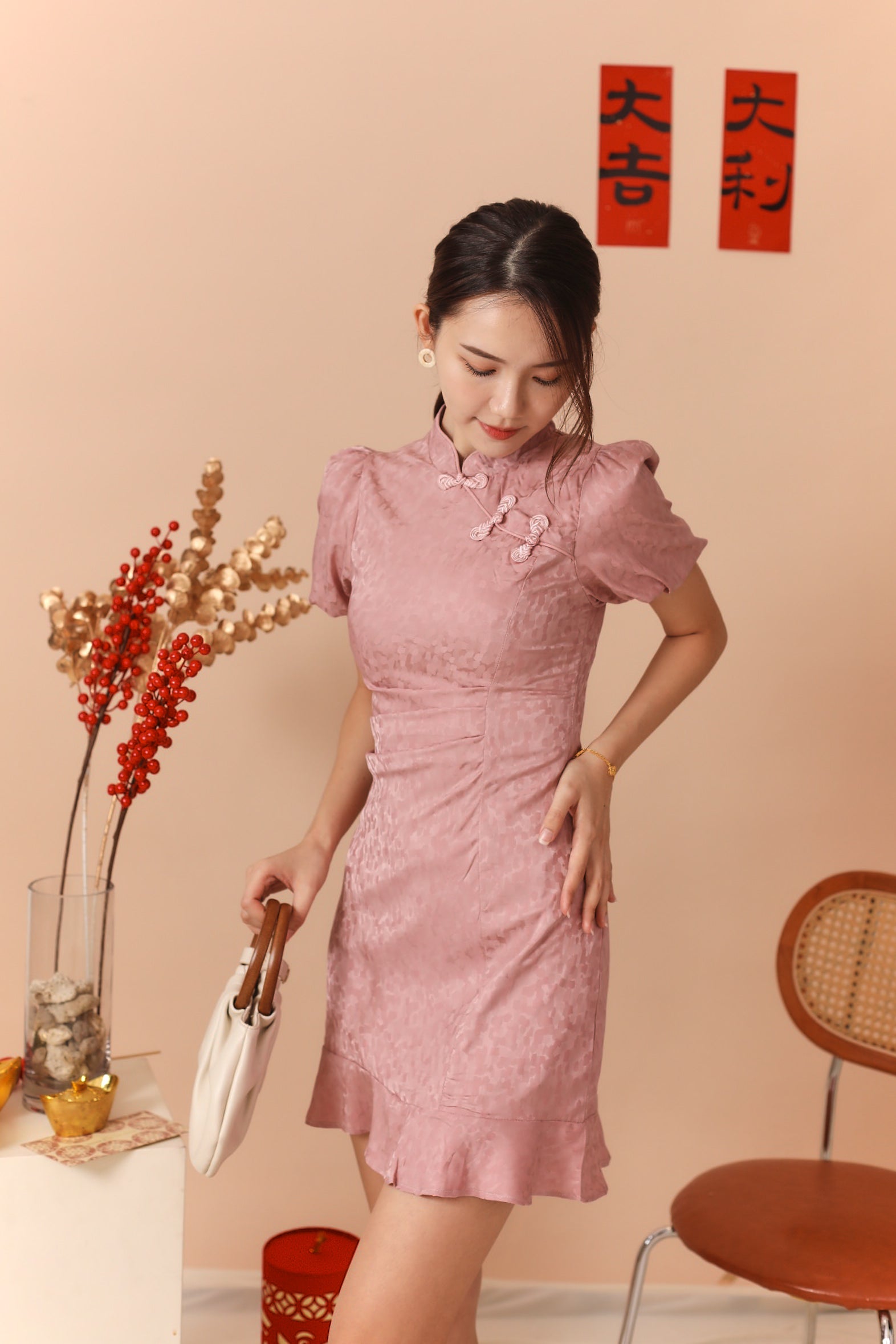 Yuan Man Cheongsam Dress