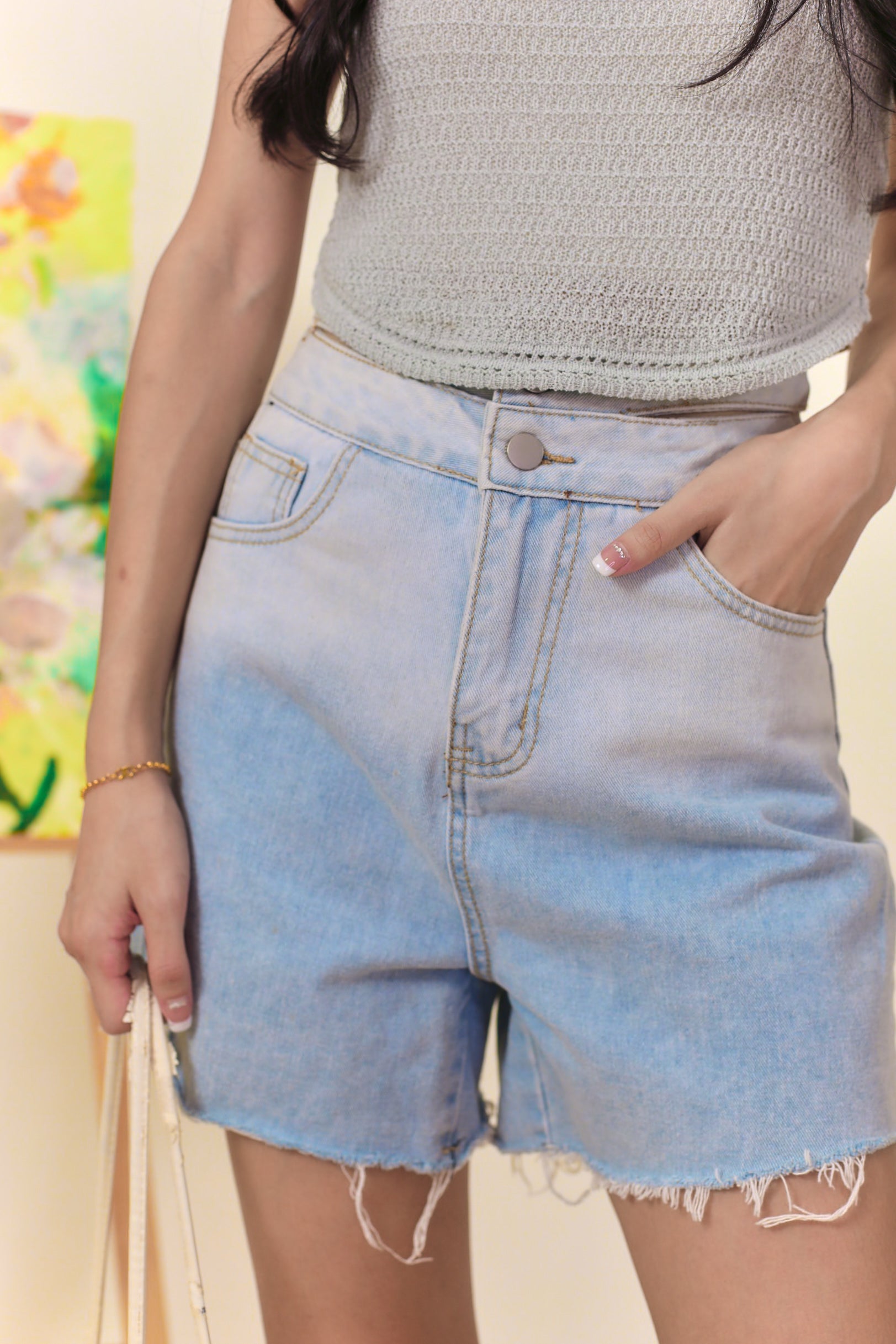 Beam Denim Shorts (Defect)