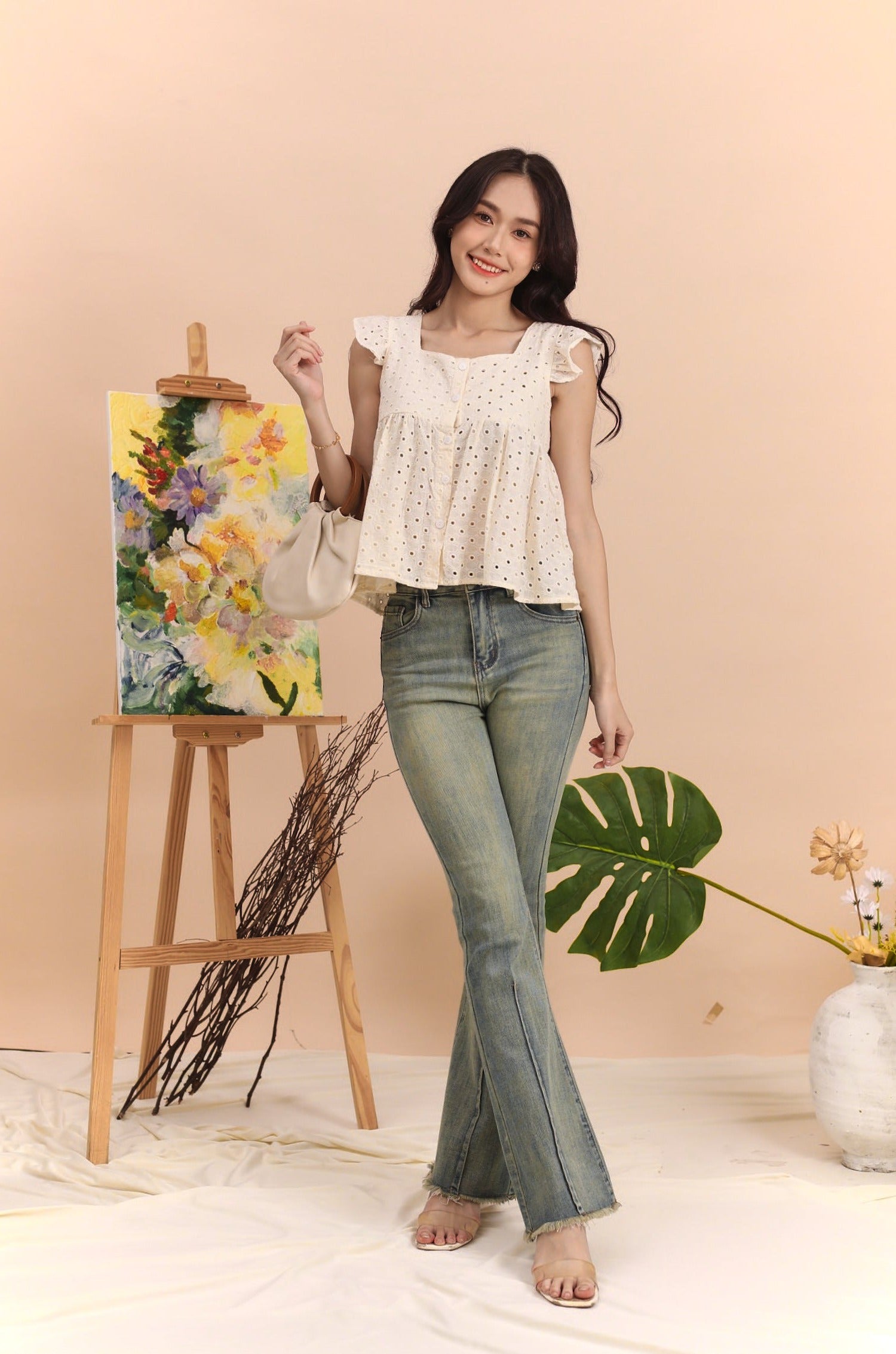 Brianna Top - Cream