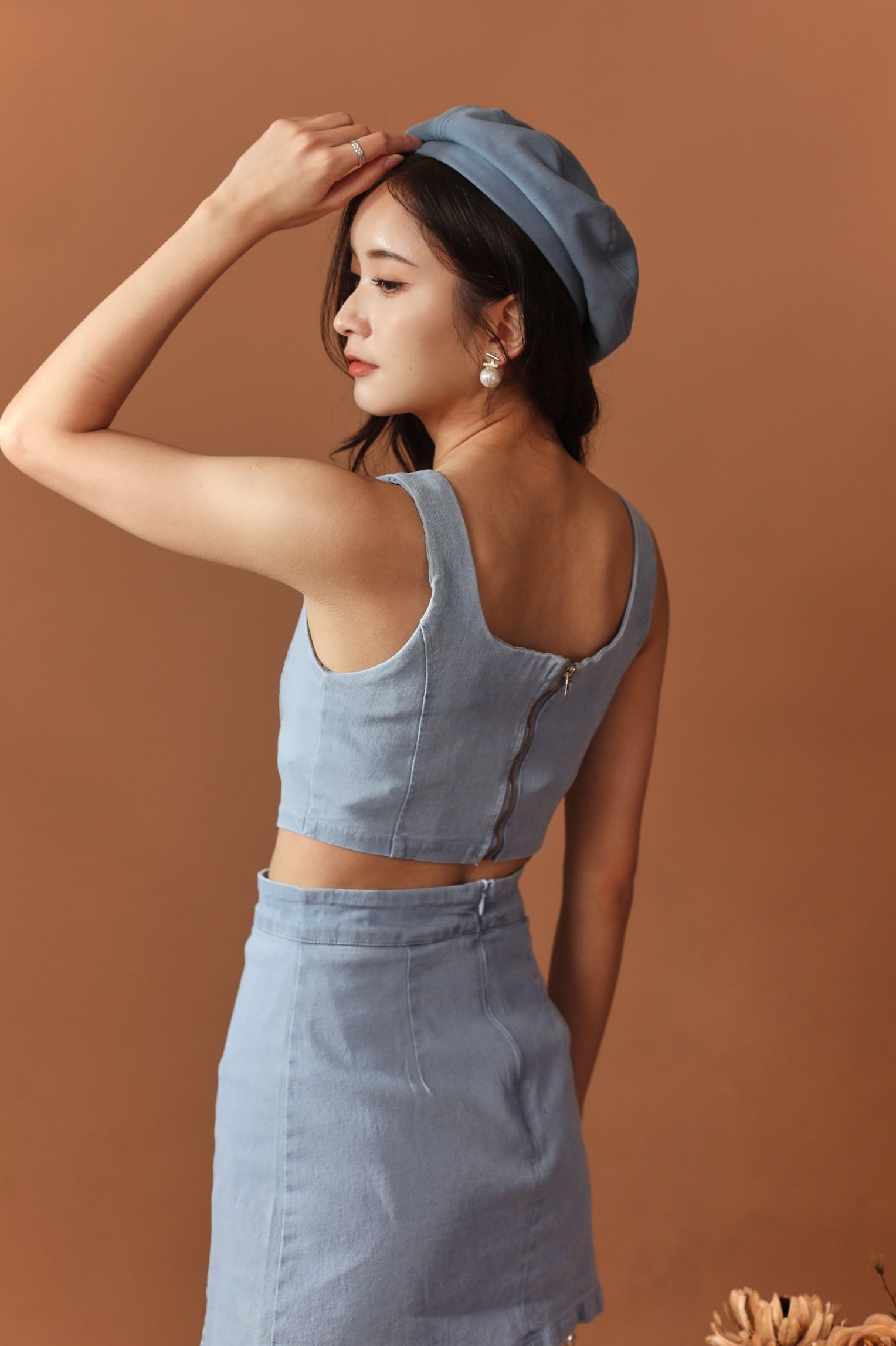 Mica Denim Set Top