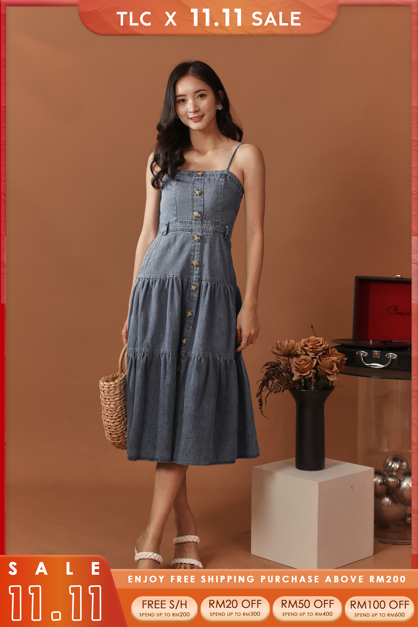 Flos Denim Dress