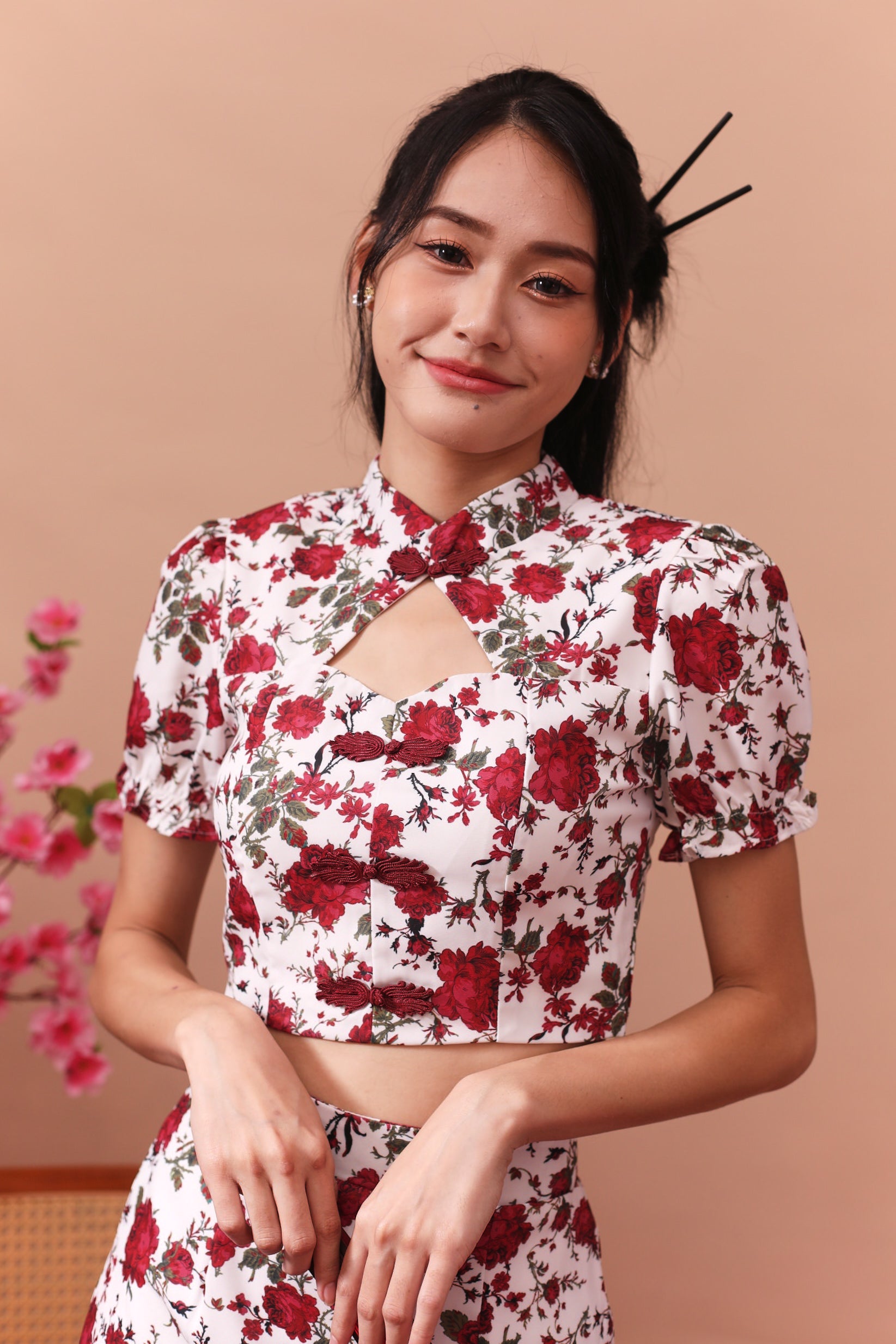 Mu Dan Cheongsam Top