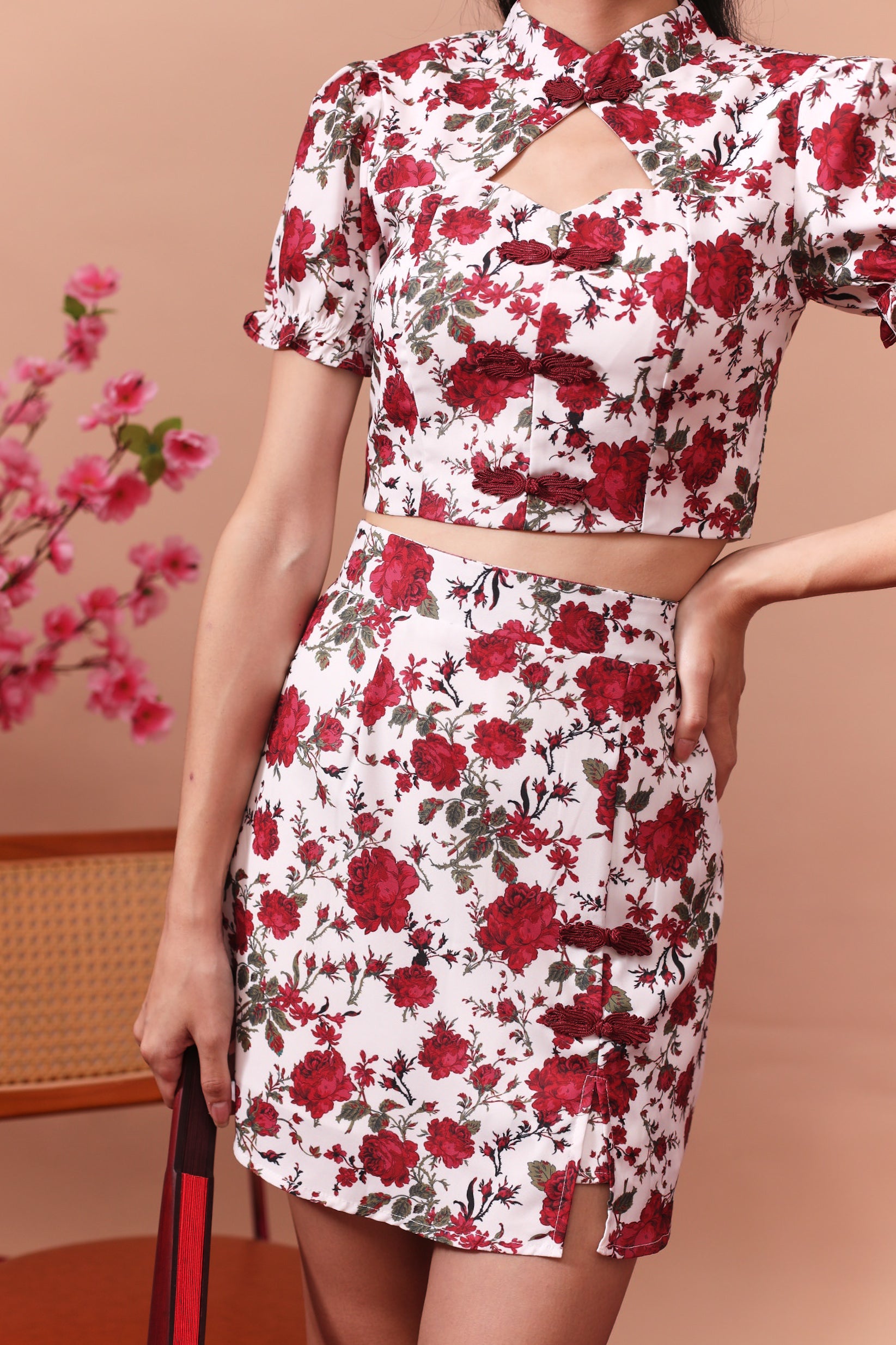 Mu Dan Cheongsam Skirt